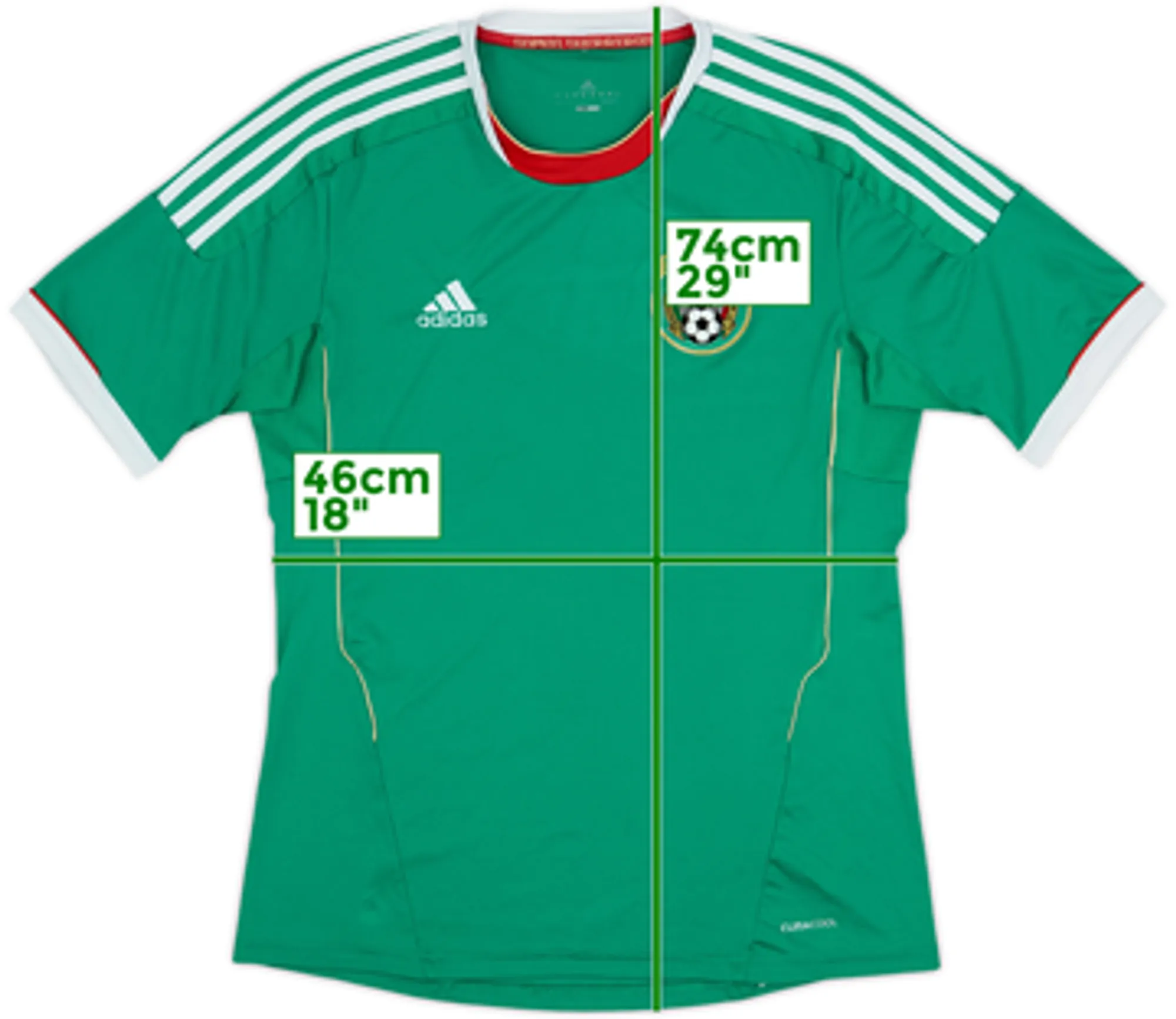 2011-13 Mexico Home Shirt - 5/10 - (M)