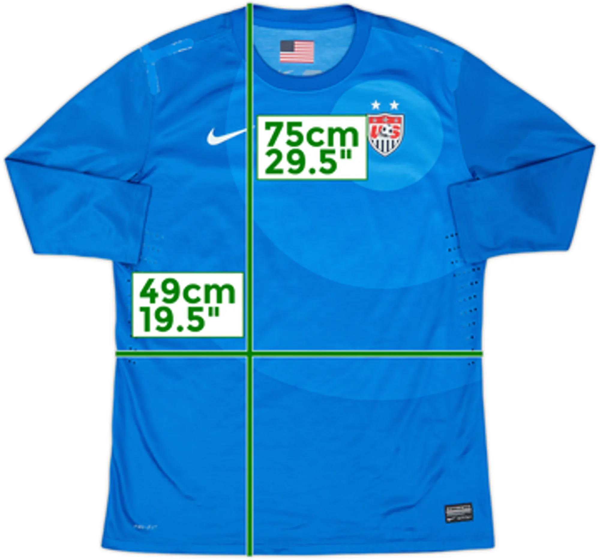 2012-13 USA Women's Player Issue GK Shirt - 7/10 - (Women's L)