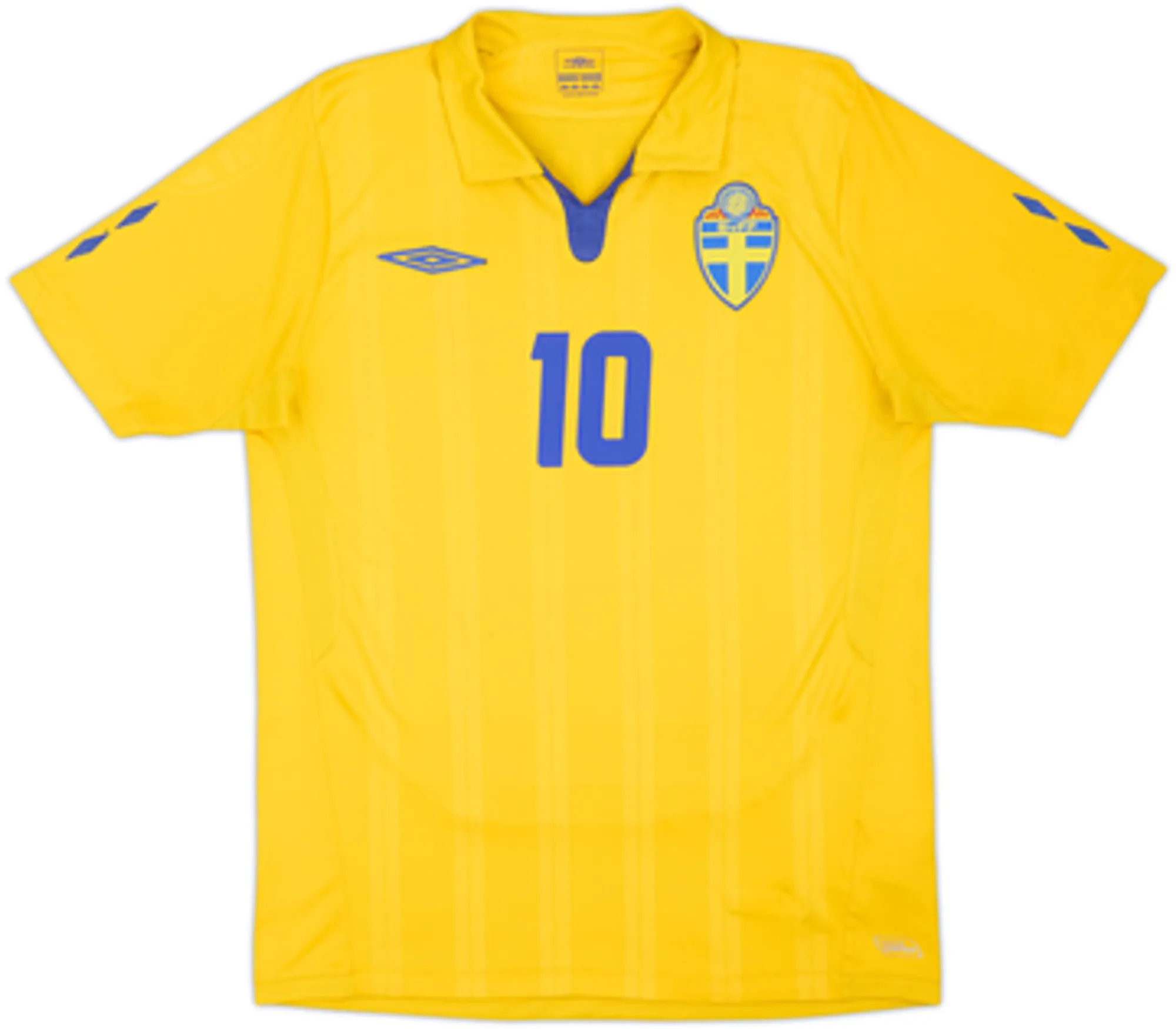 2009-10 Sweden Home Shirt Ibrahimovic #10 - 7/10 - (S)