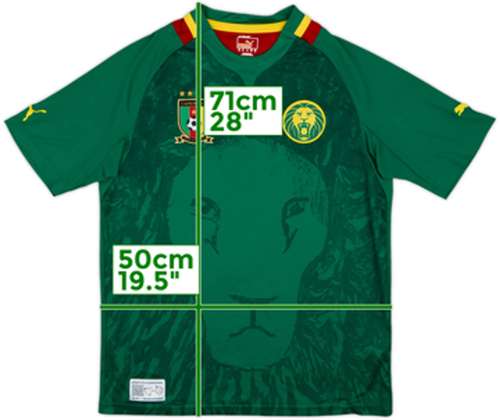 2011-13 Cameroon Home Shirt - 9/10 - (M)