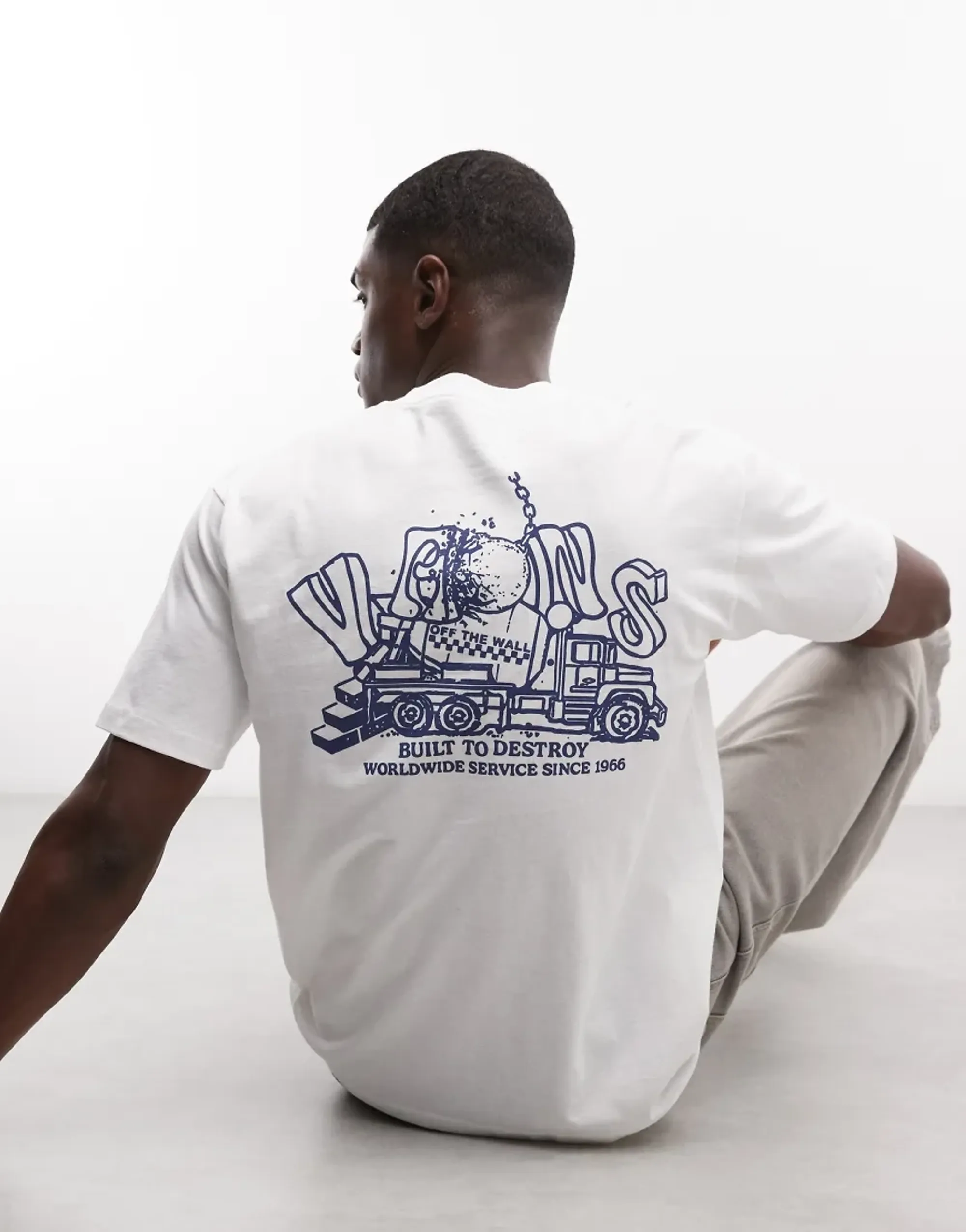 Vans Demolish Tee In White