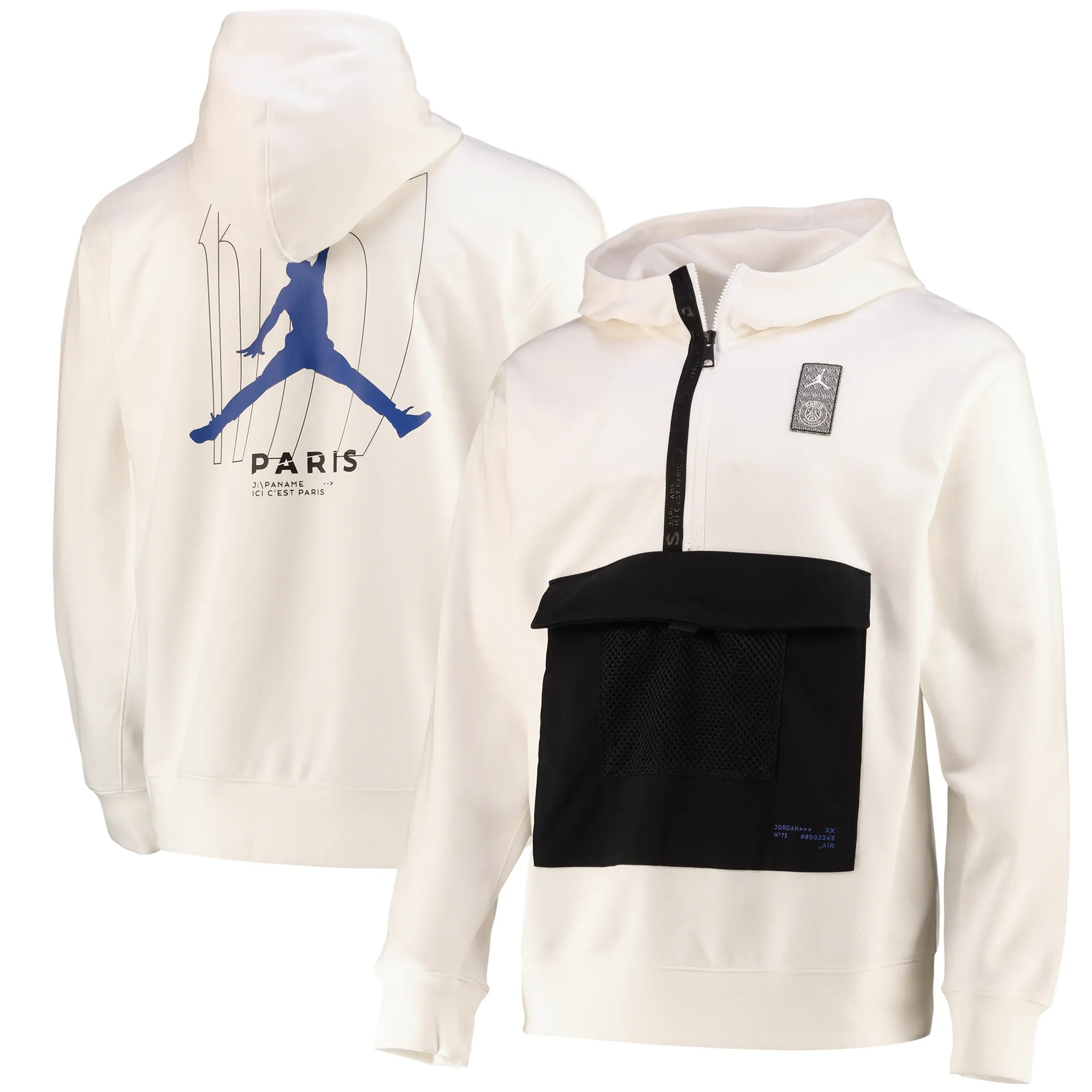 Paris Saint-Germain x Jordan Statement PO Hoodie - White