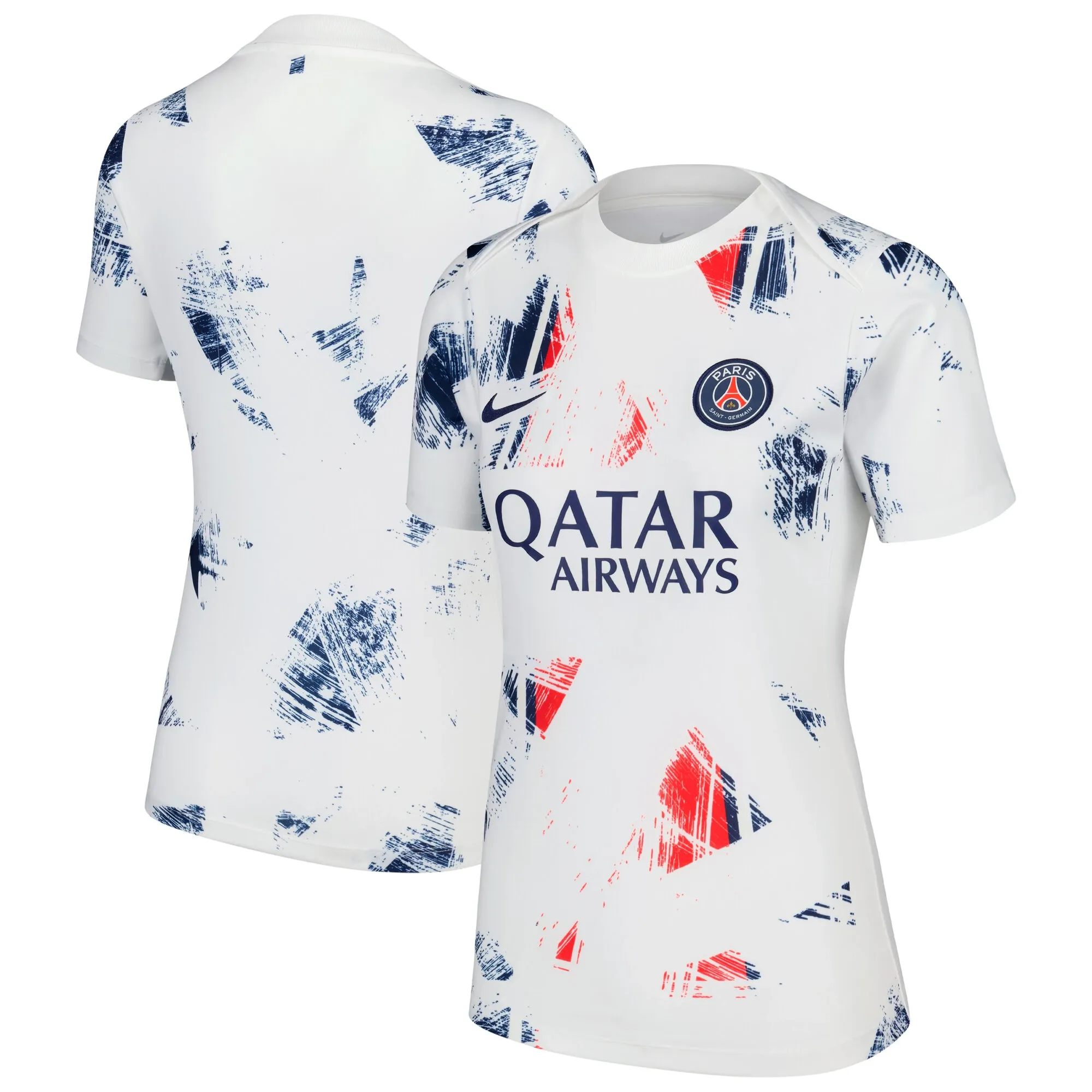 PSG Nike Away Pre Match Top - White - Womens