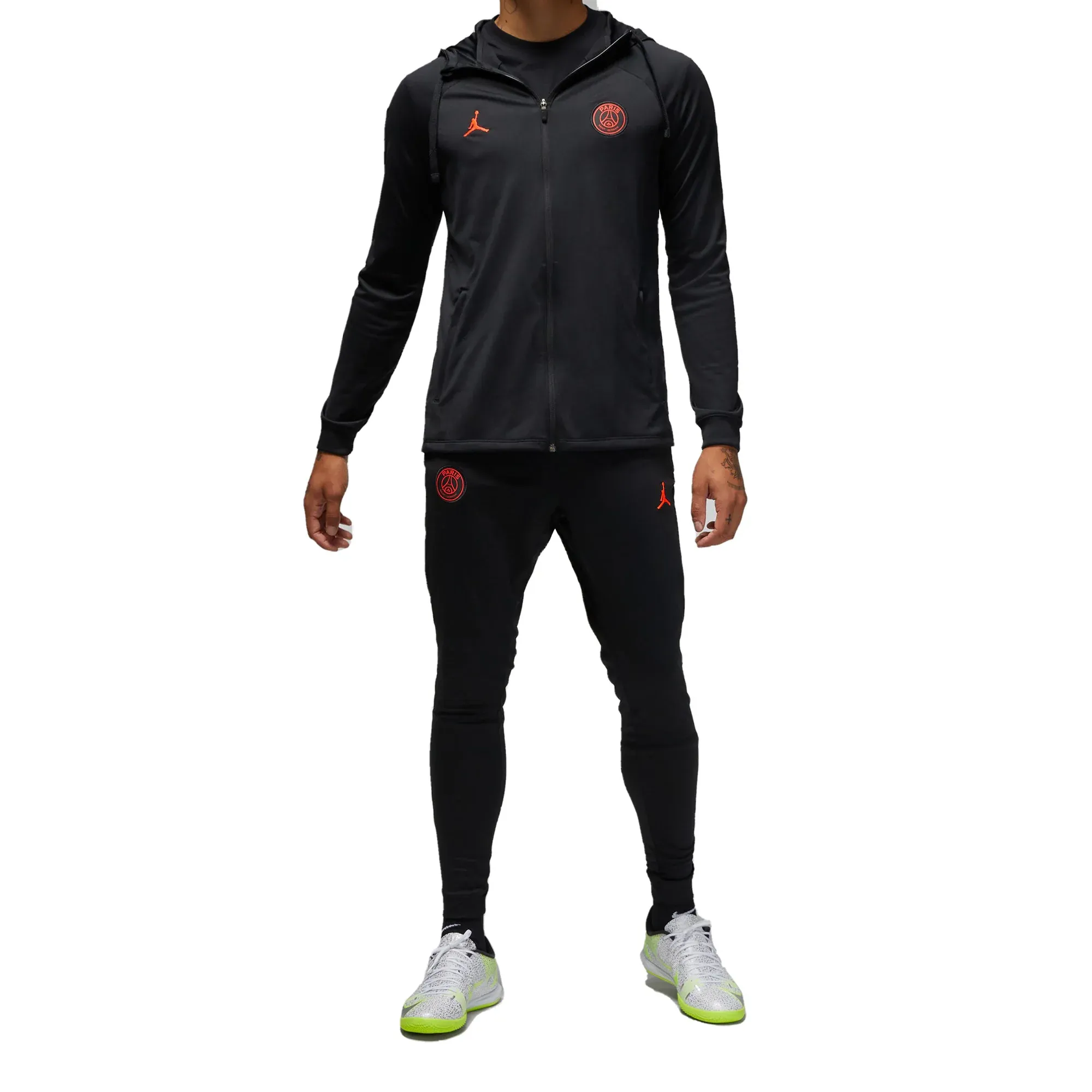 Paris Saint-Germain x Jordan Strike Tracksuit With Hood - Black