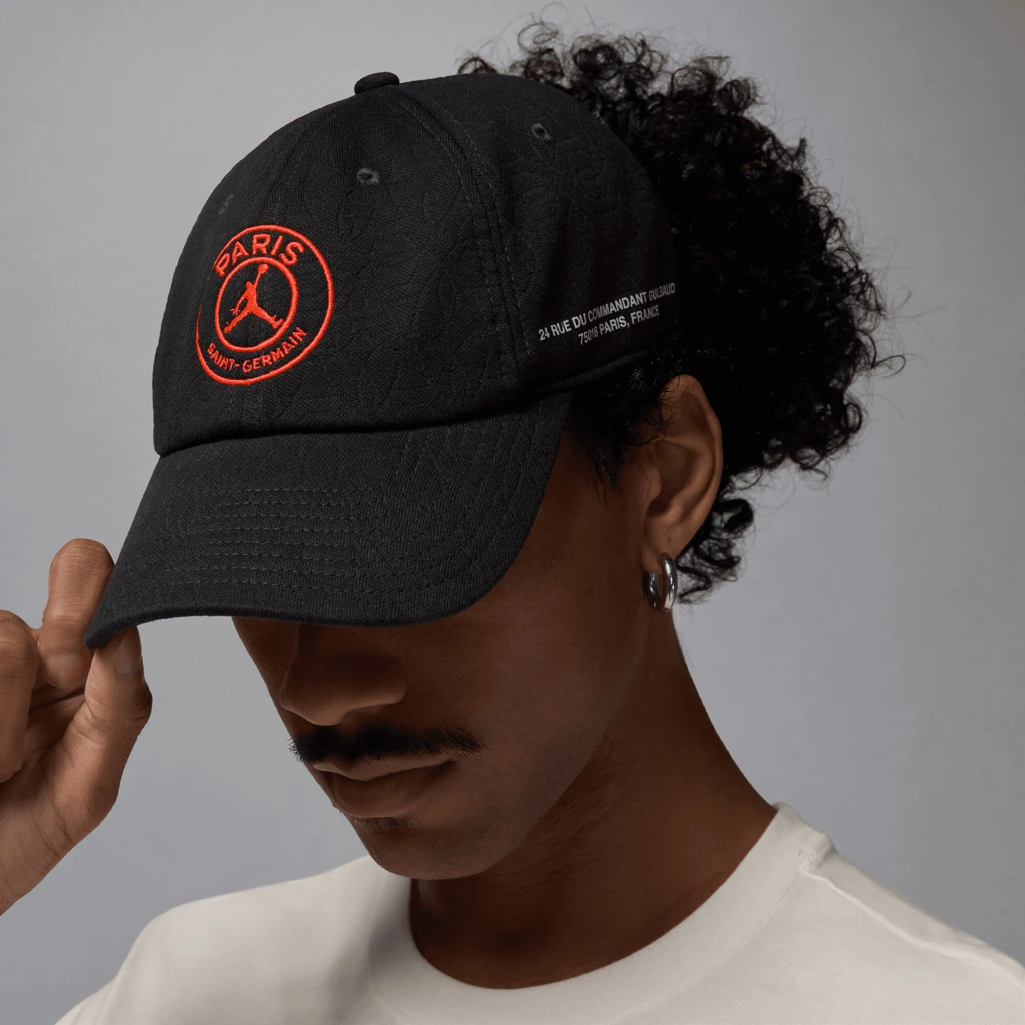 PSG Jordan Club Cap - Sail - Charcoal