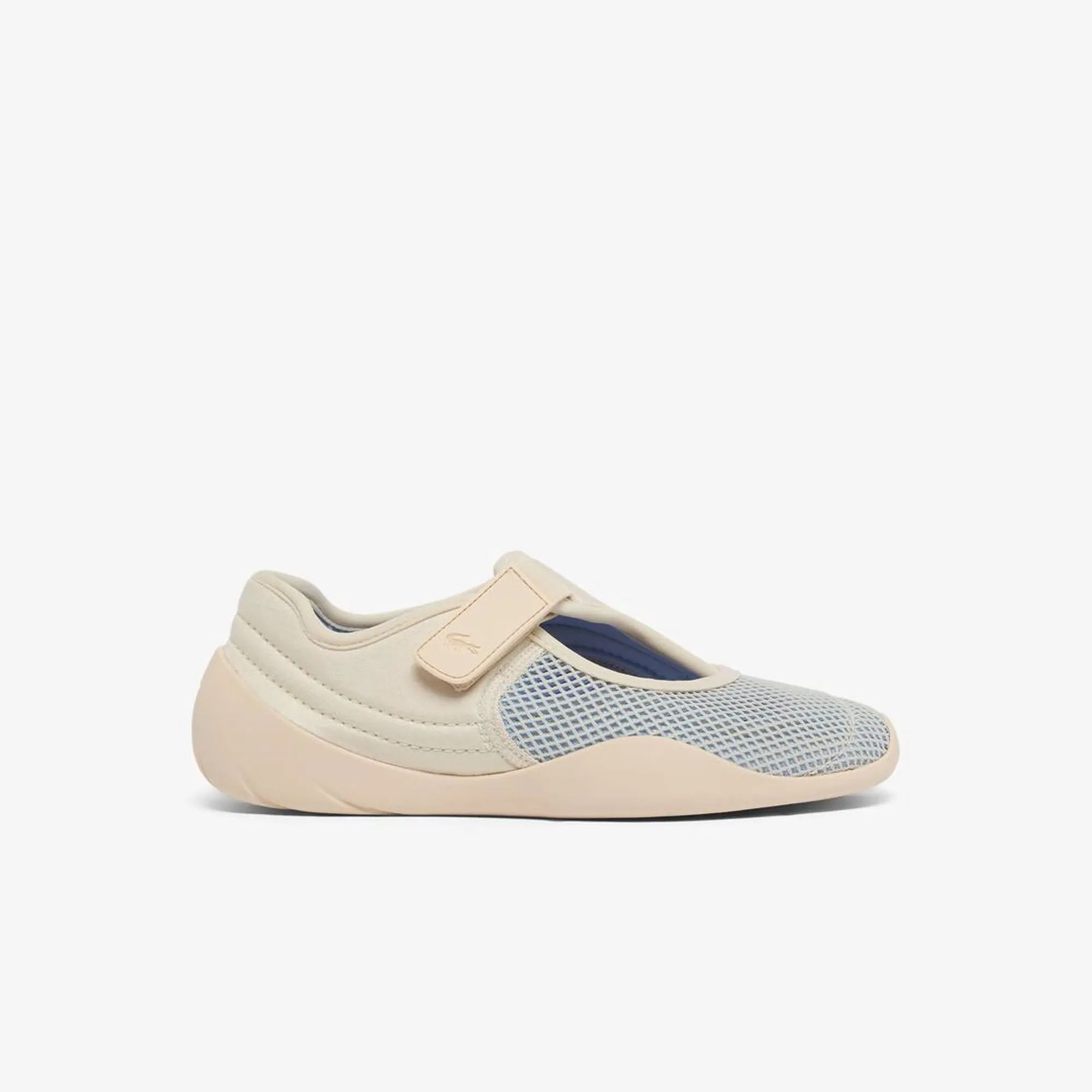 Lacoste Women's Low Mystere Sneakers - Off White & Light Blue