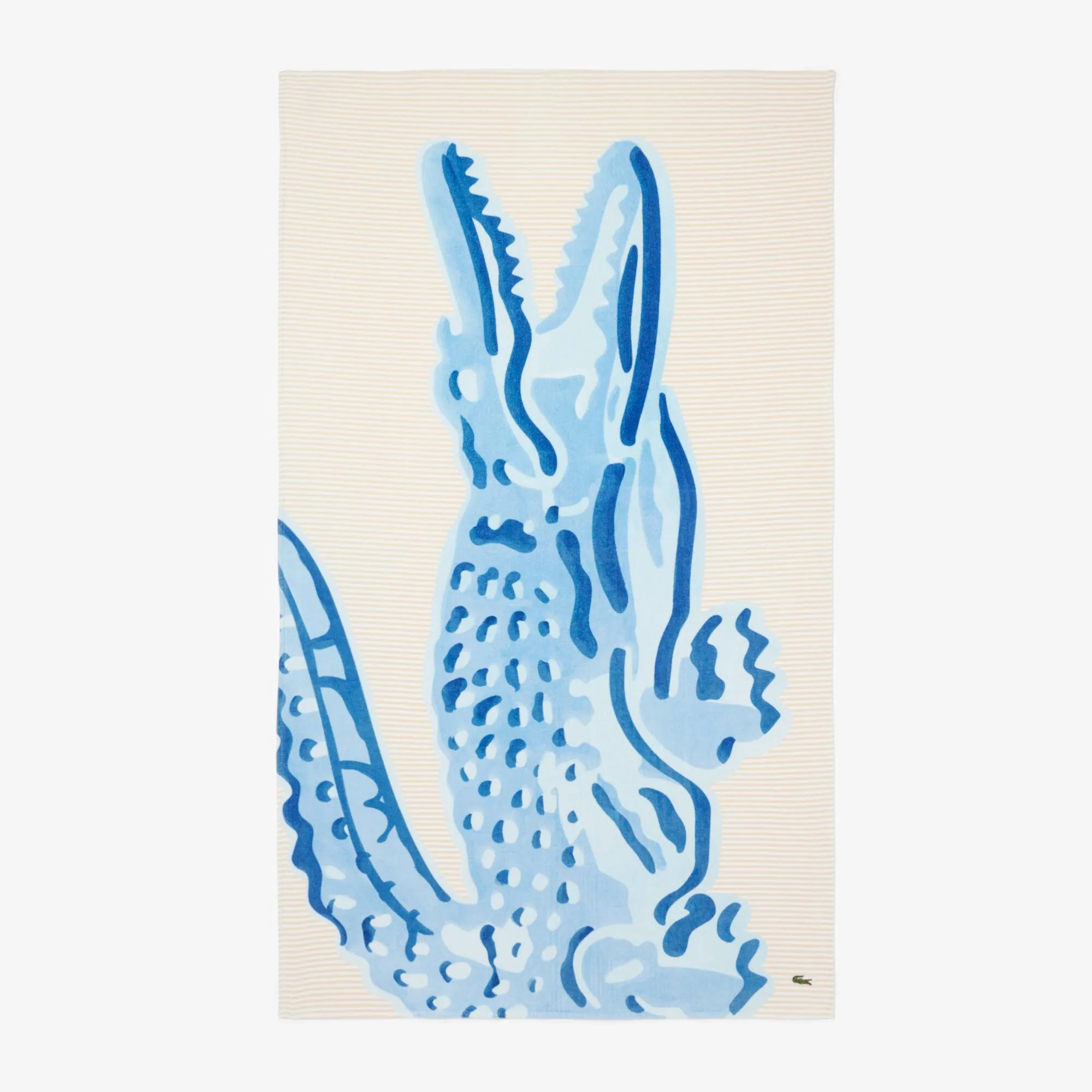 Lacoste Watercroc Beach Towel - Blue