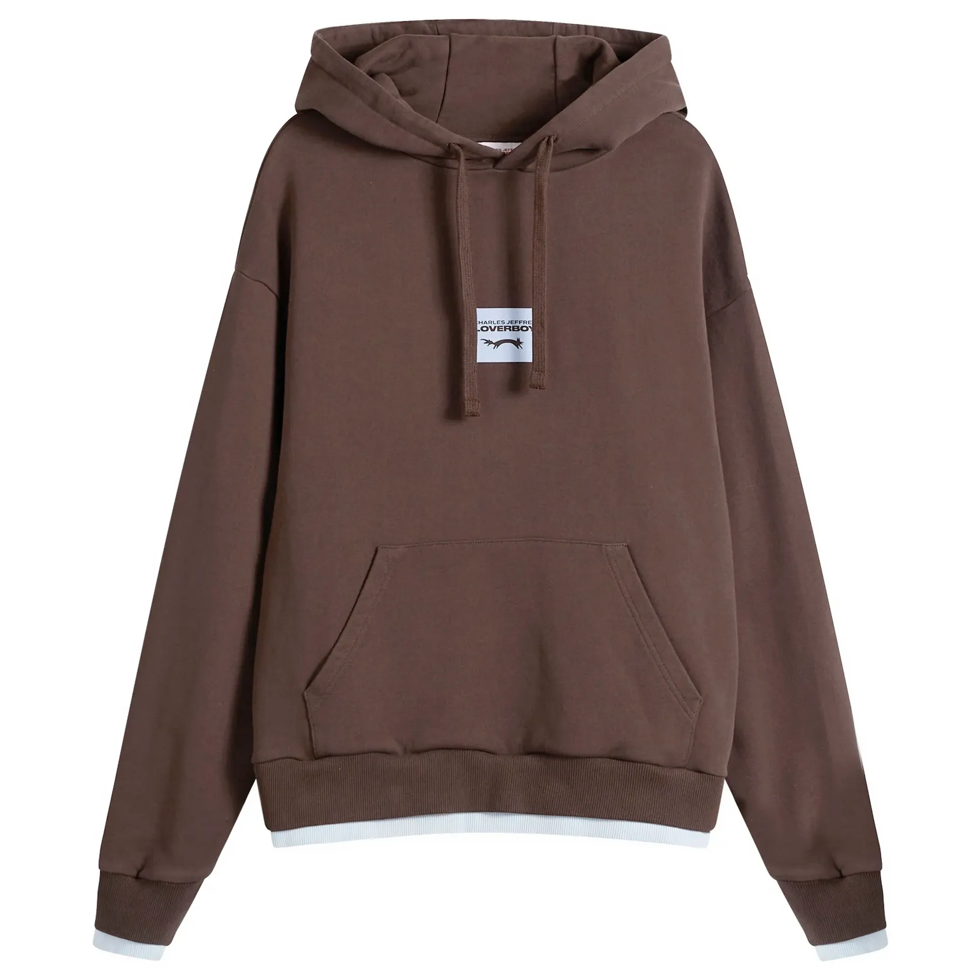 Charles Jeffrey Loverboy Women's Rabbit Ears Hoodie Brown/Light Blue