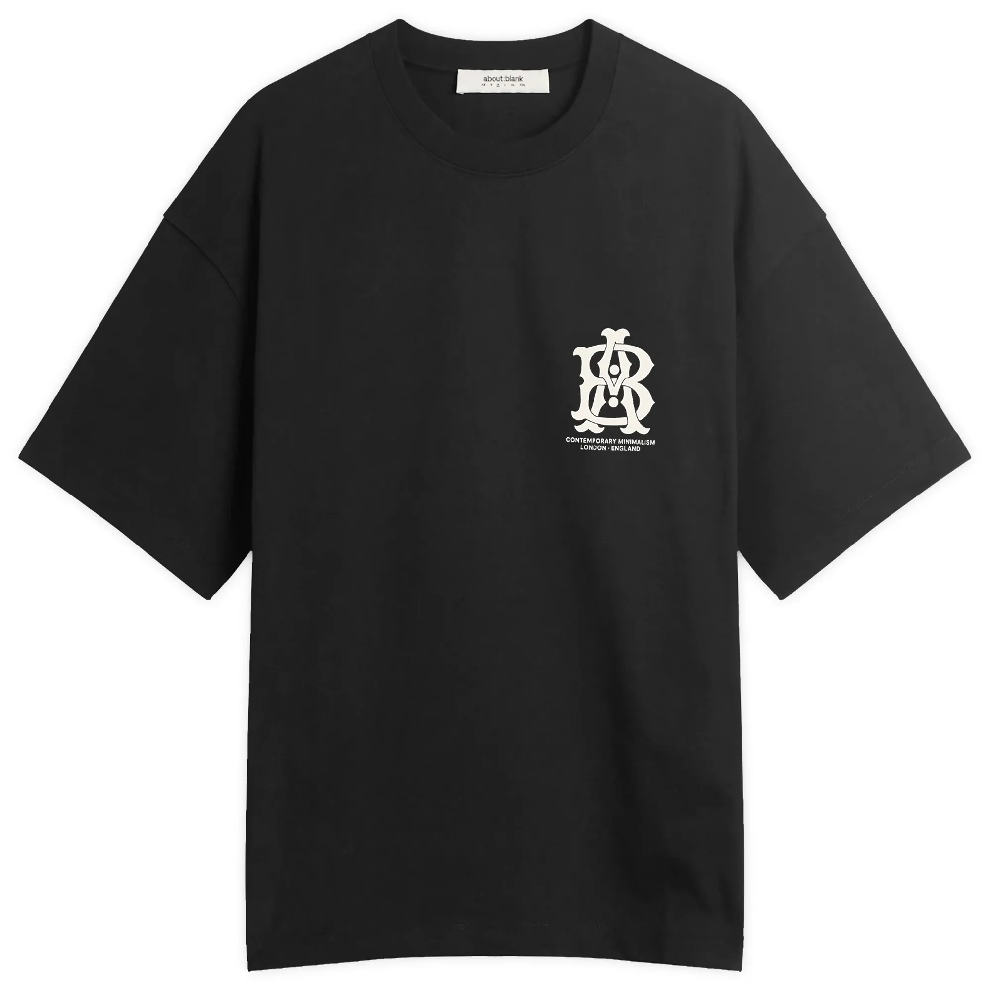 about:blank Men's Disc T-Shirt Black