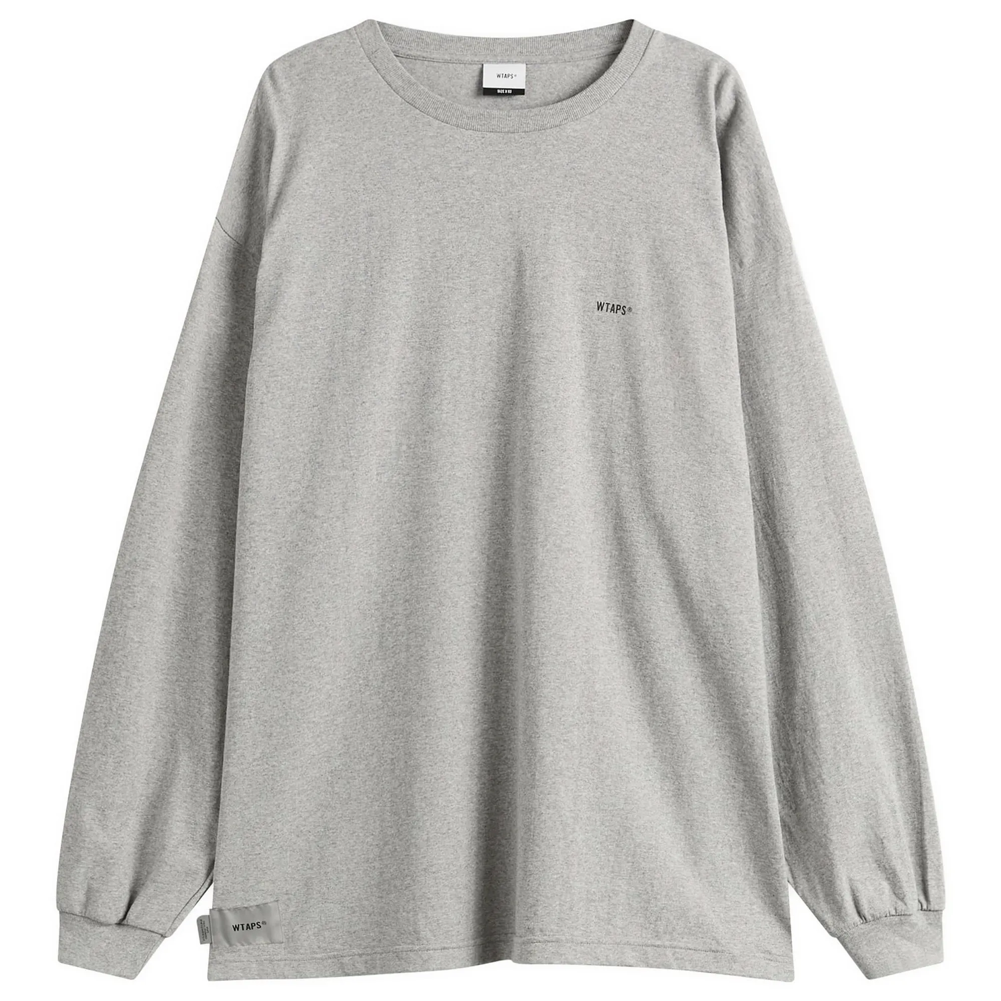 WTAPS Men's Spec Long Sleeve T-Shirt Ash Gray