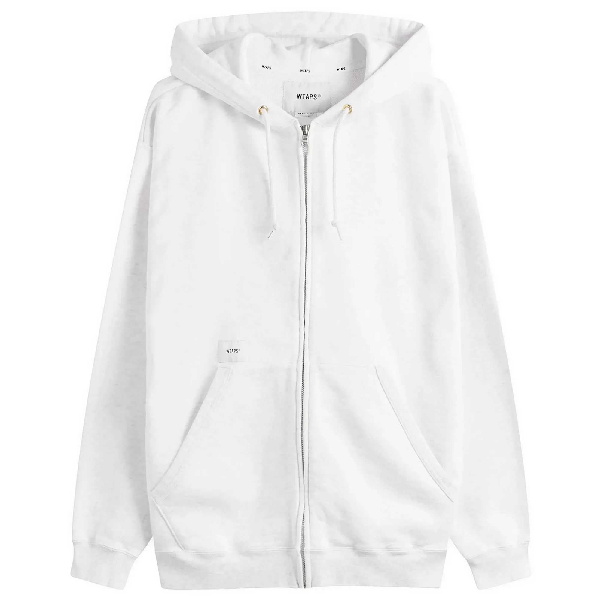 WTAPS Men's Throwdy Zip Hoody Light Gray