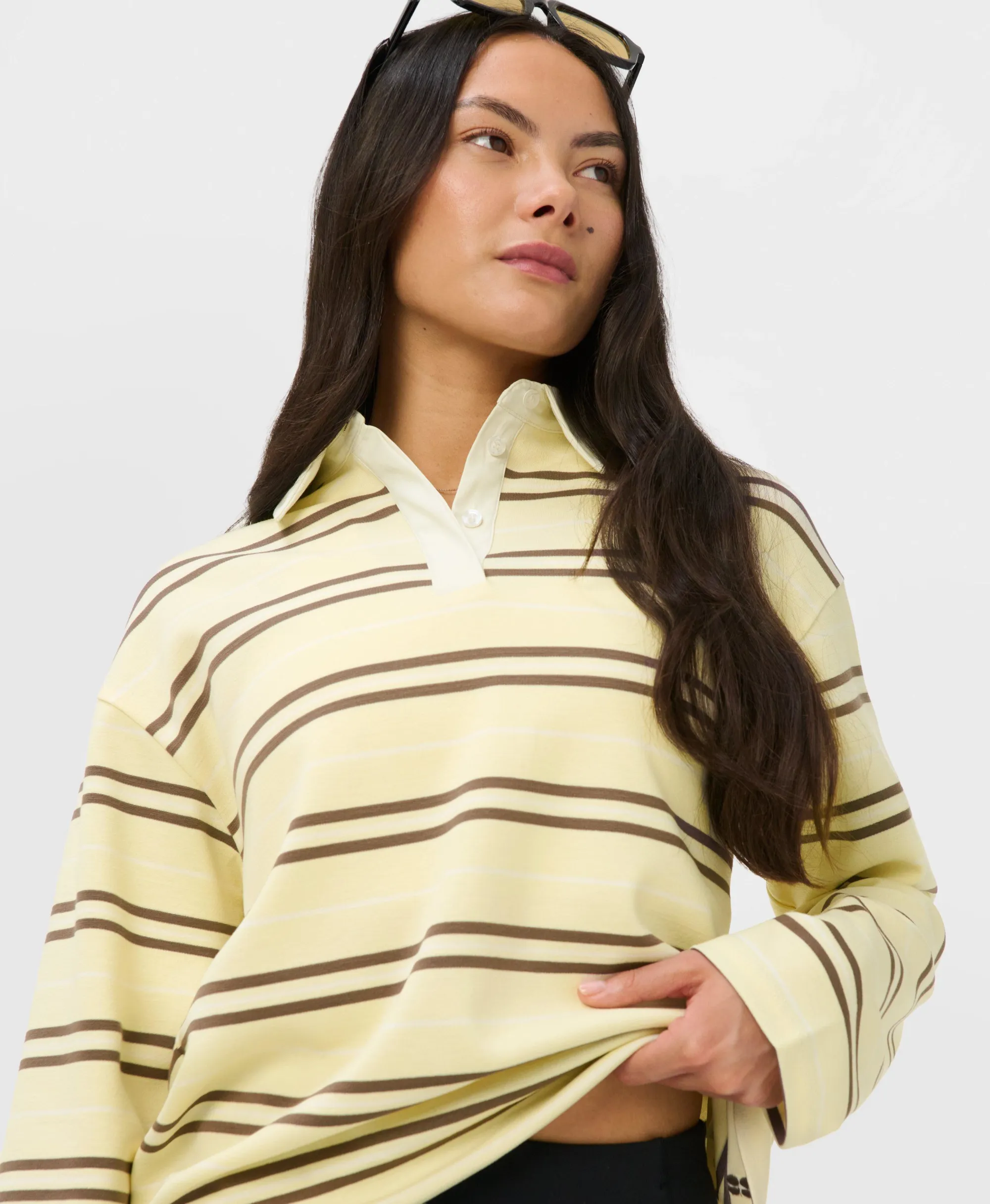 Sweaty Betty Rugby Shirt, Multi, Women's L
