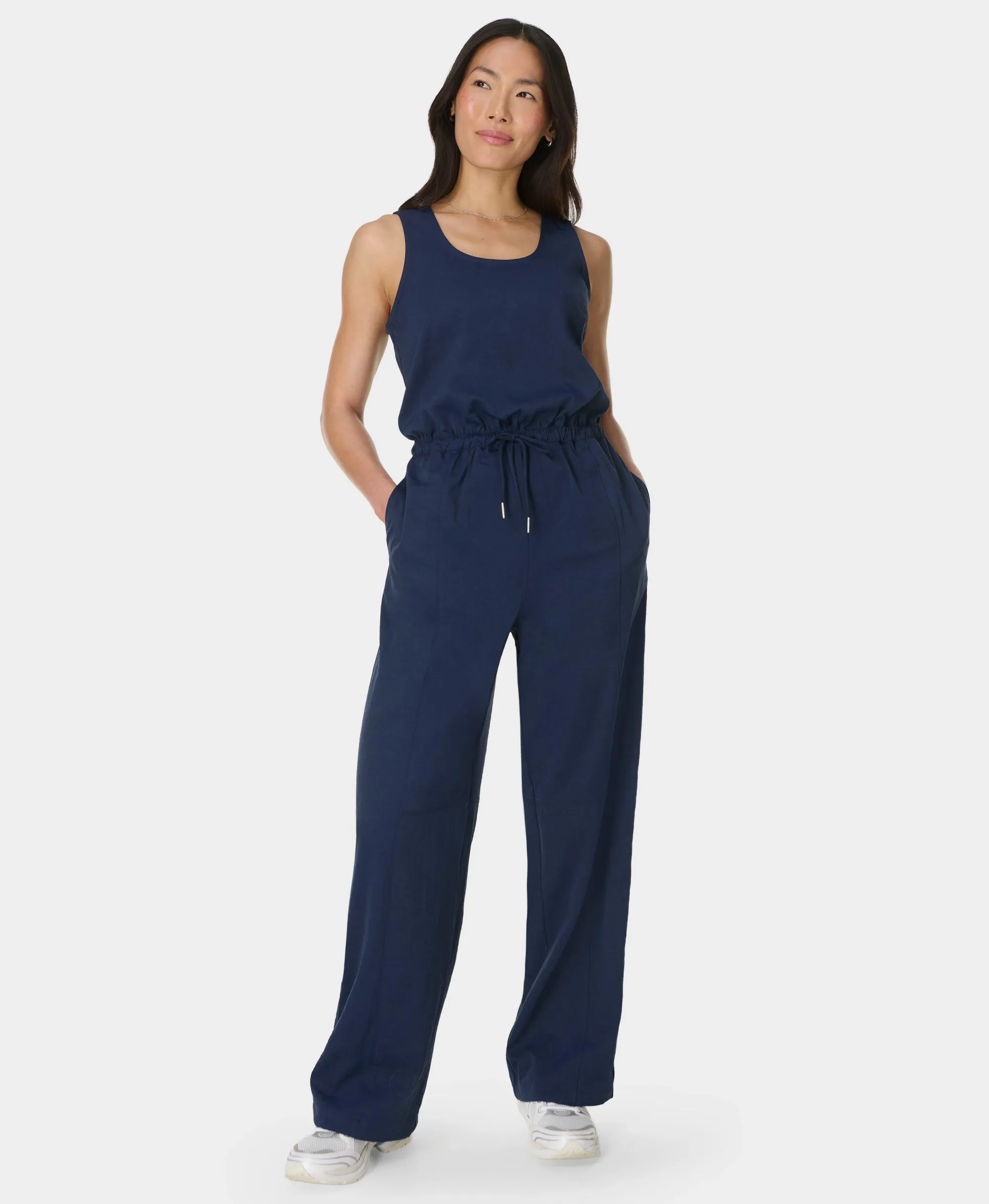 Sweaty Betty Quinn Jumpsuit, Blue, Women's XS