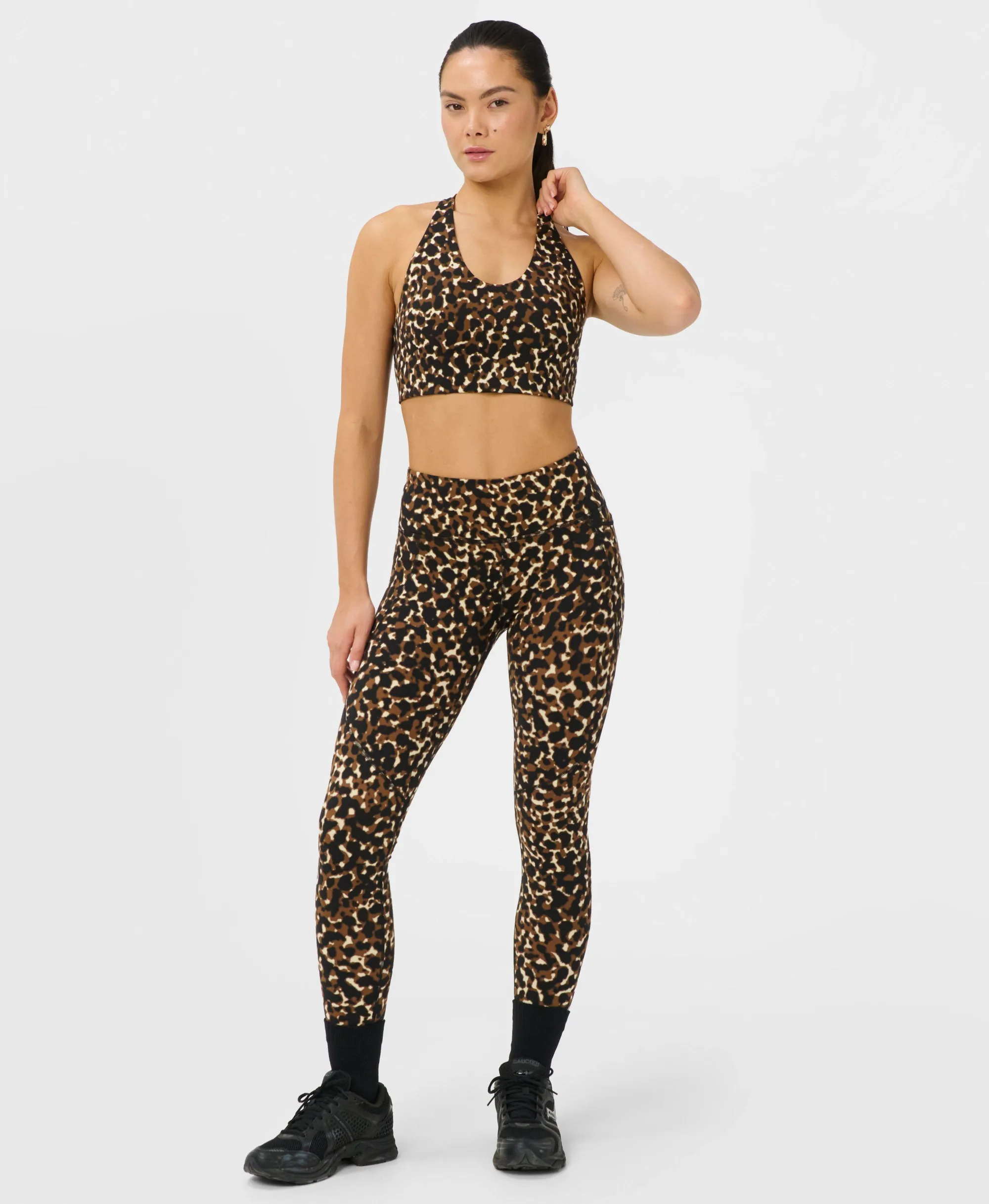 Sweaty Betty Power Gym Leggings, Brown, Women's XS
