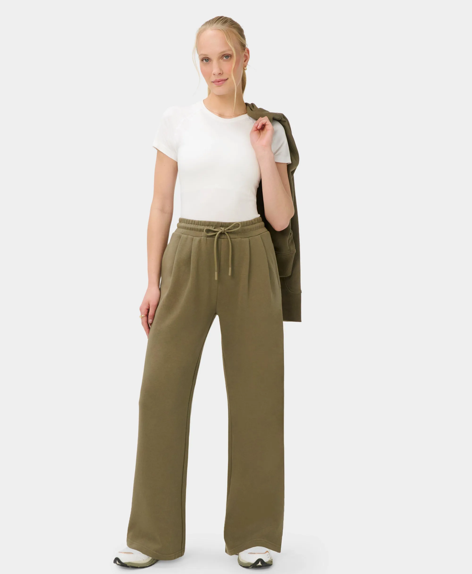 Sweaty Betty Revive Track Trousers, Green, Women's XS