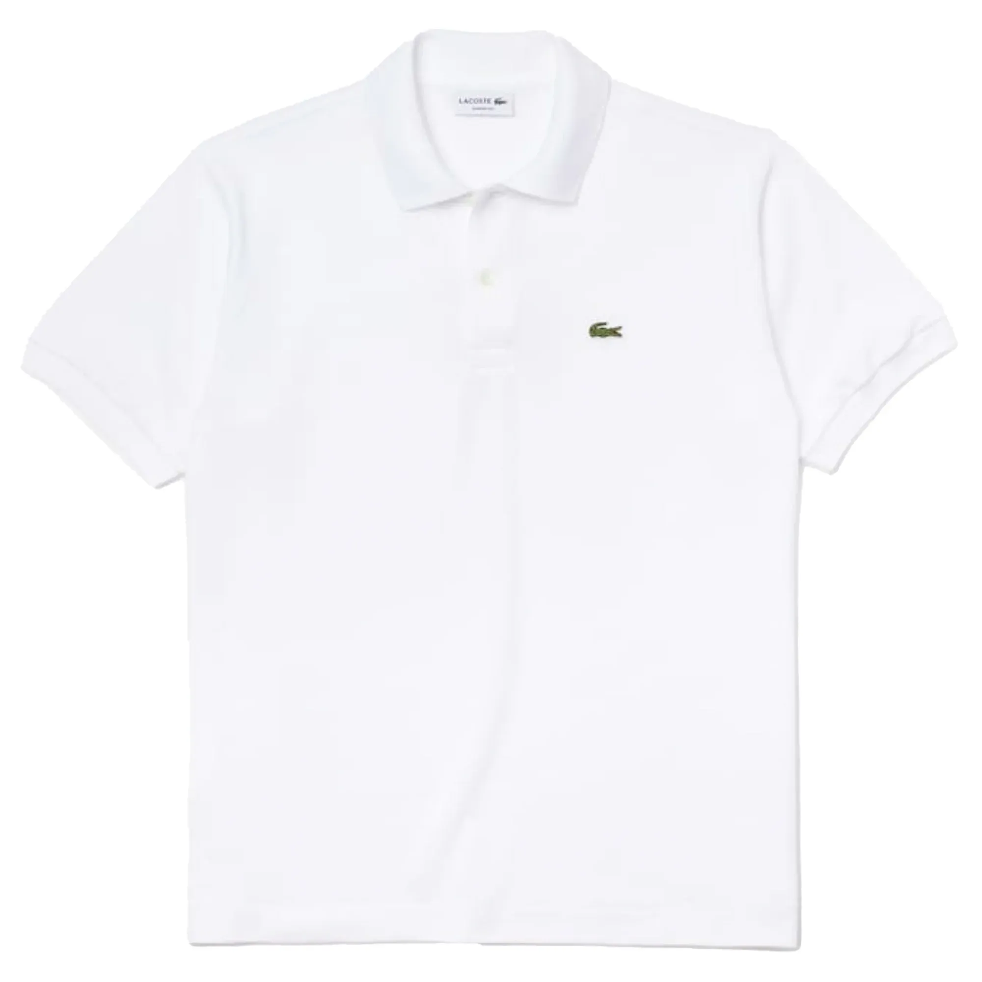 Lacoste Classic Pique Polo Shirt - White Size 3 / UK Size  S