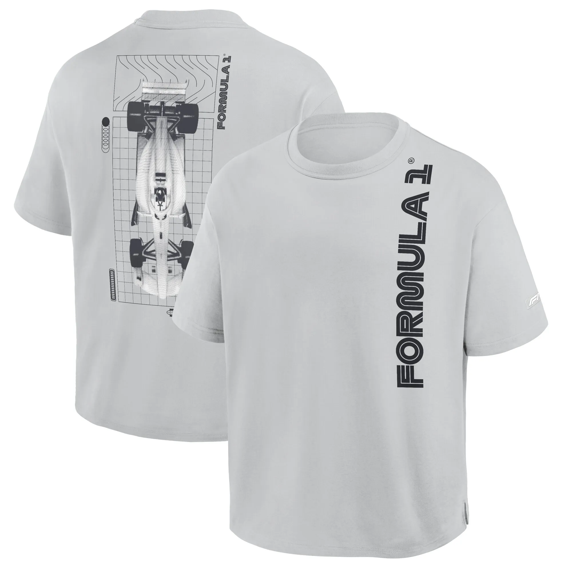 Formula 1 Elements Short Sleeve Graphic T-Shirt- Grey - Unisex