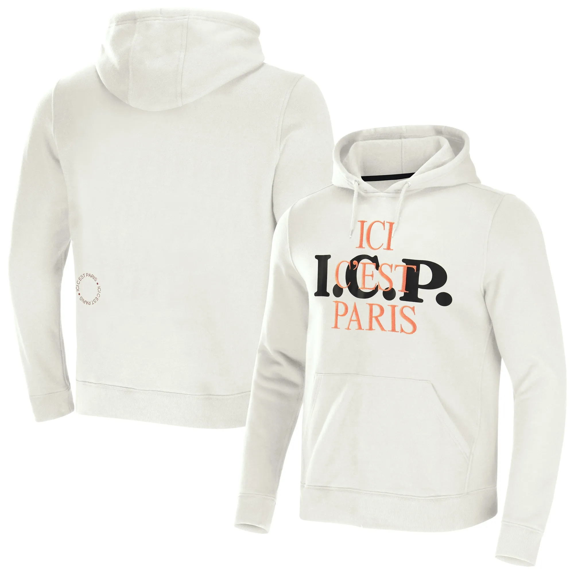 Paris Saint-Germain ICI C'EST PARIS Oversized Hoodie - Grey - Mens