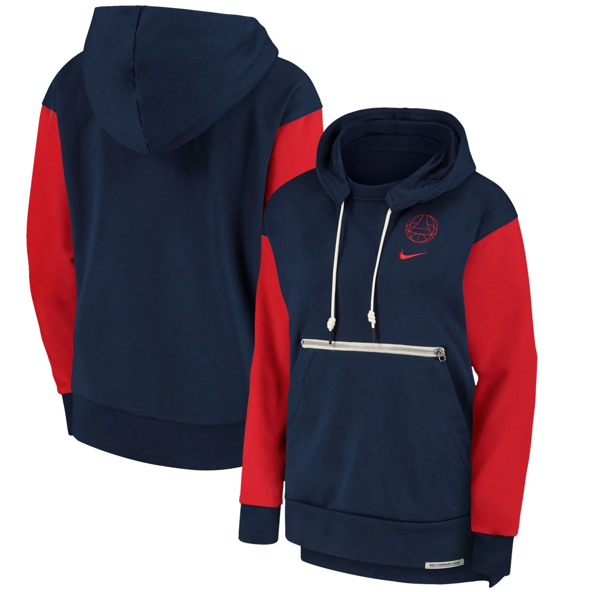 Paris Saint-Germain Nike Fleece Hoodie - Navy - Womens
