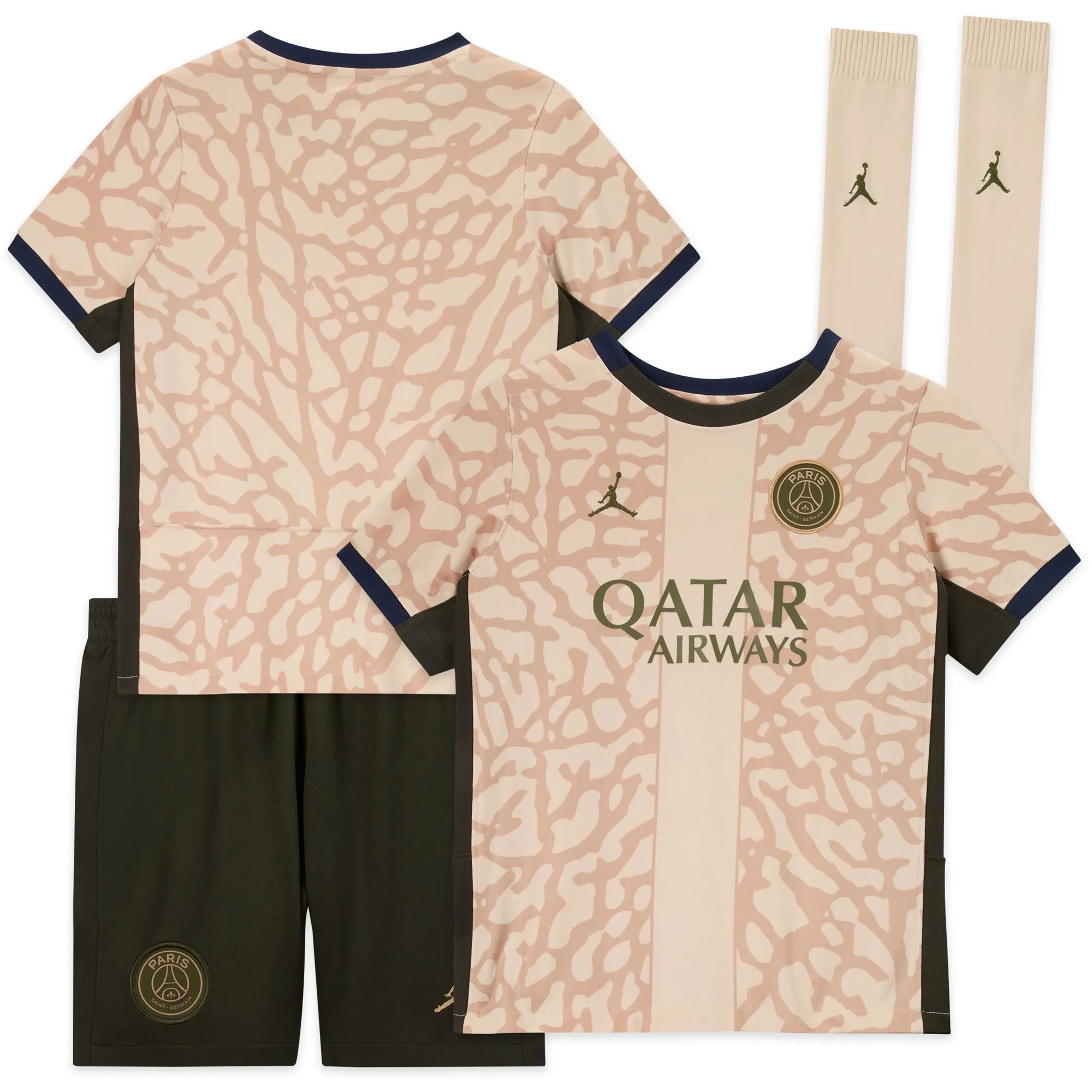 PSG Jordan Fourth Stadium Kit 23/24 - Little Kids