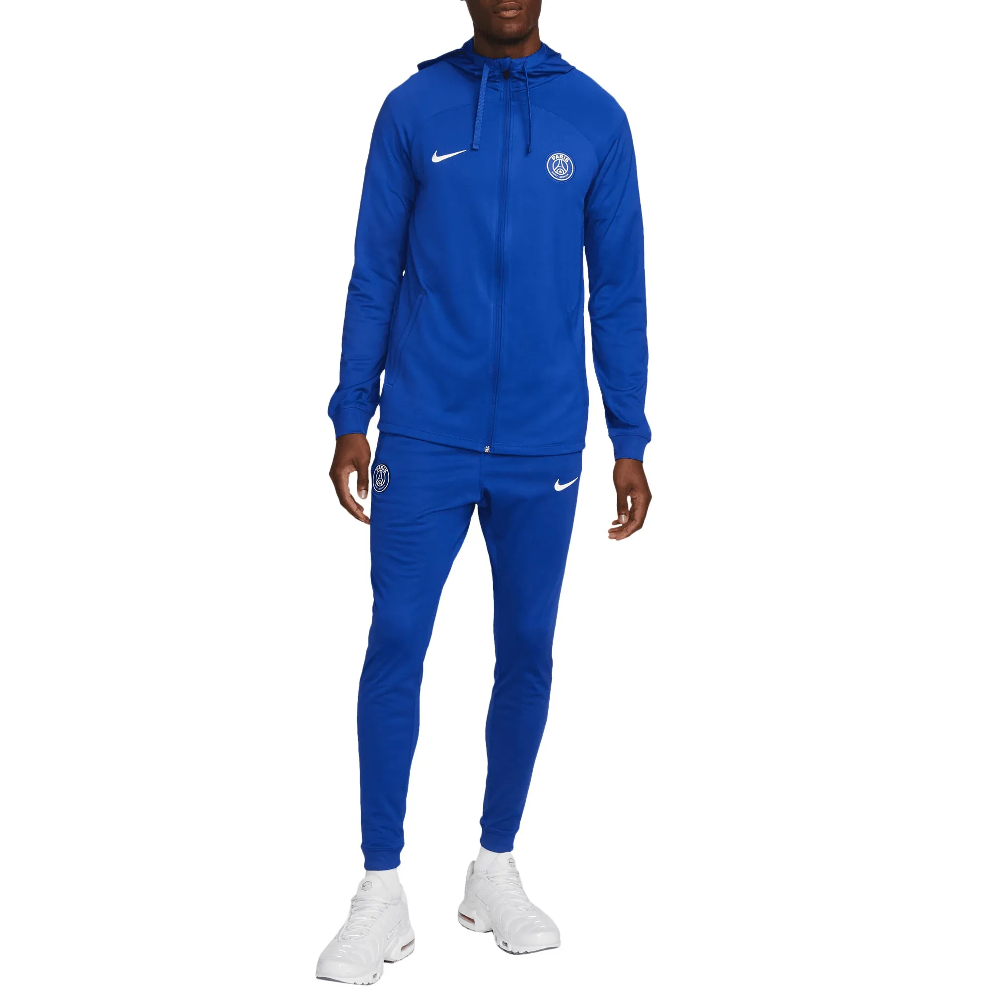 Paris Saint-Germain Strike Tracksuit With Hood - Royal Blue