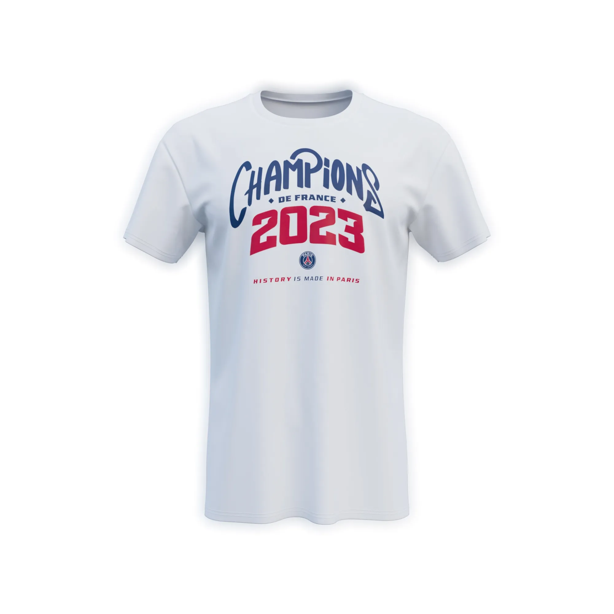 Paris Saint-Germain Champions 2023 T-Shirt - White - Kids