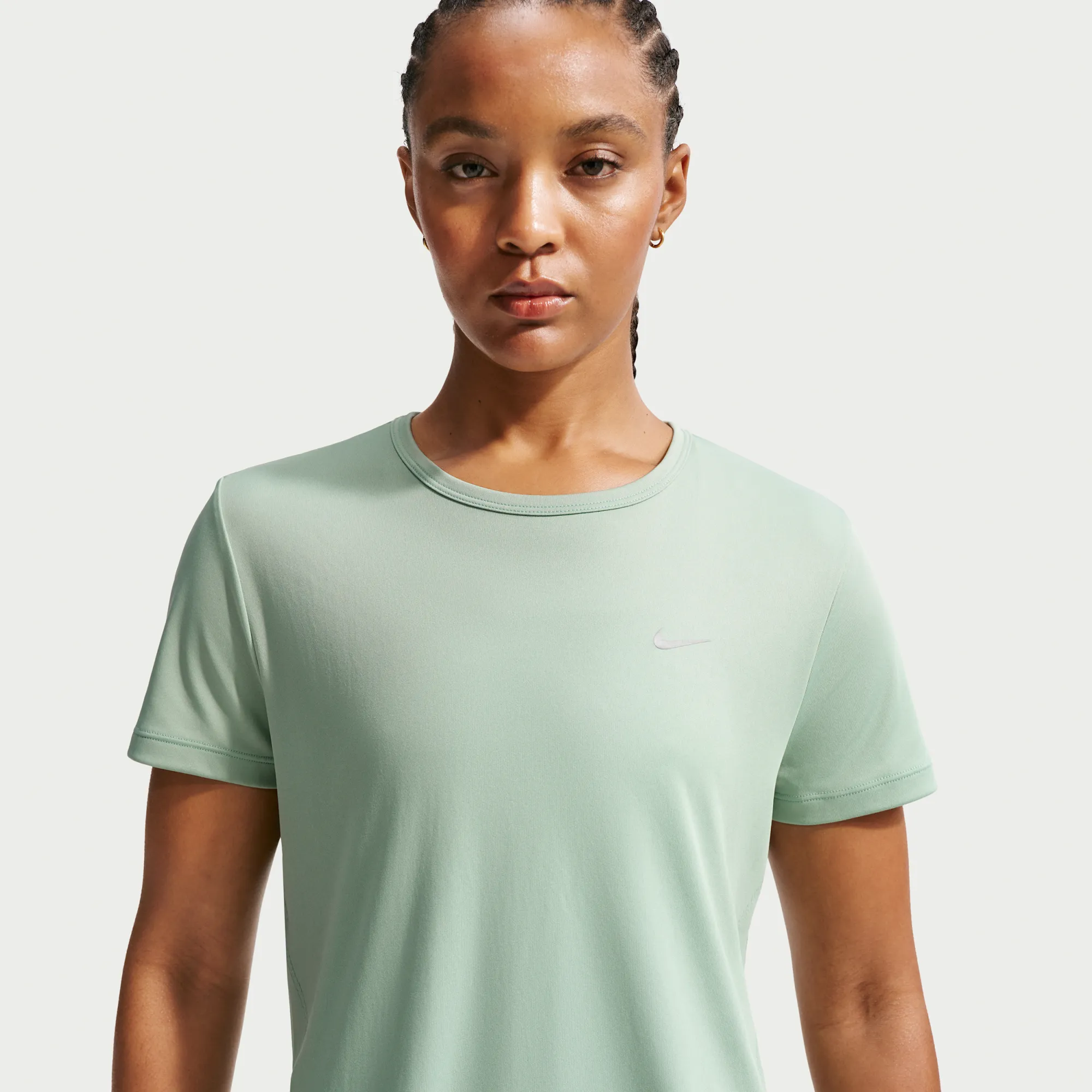 Nike Tempo Women's Dri-FIT Short-Sleeve Running Top - Steam
