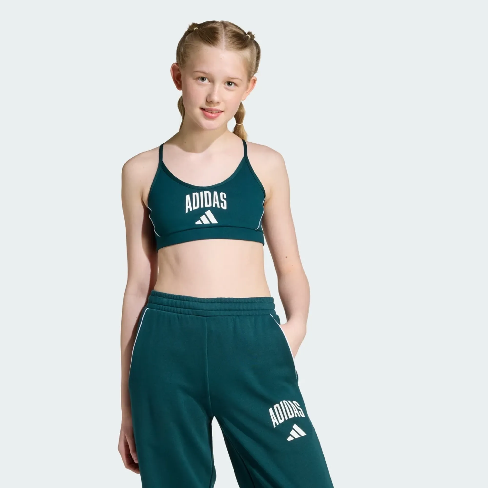 adidas Train Essentials Collegiate Print Bra Kids