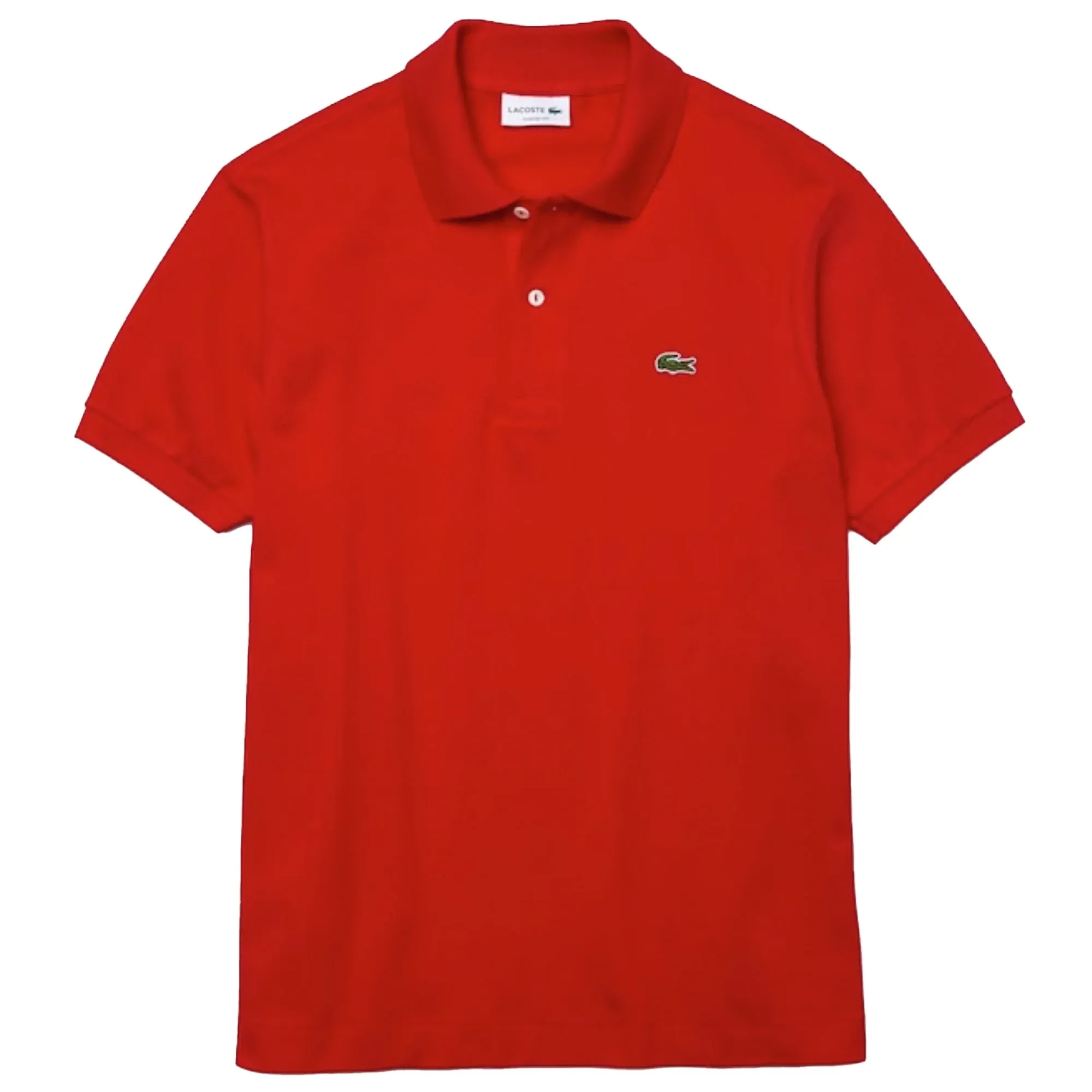 Lacoste Classic Pique Polo Shirt - Red Size 3 / UK Size  S