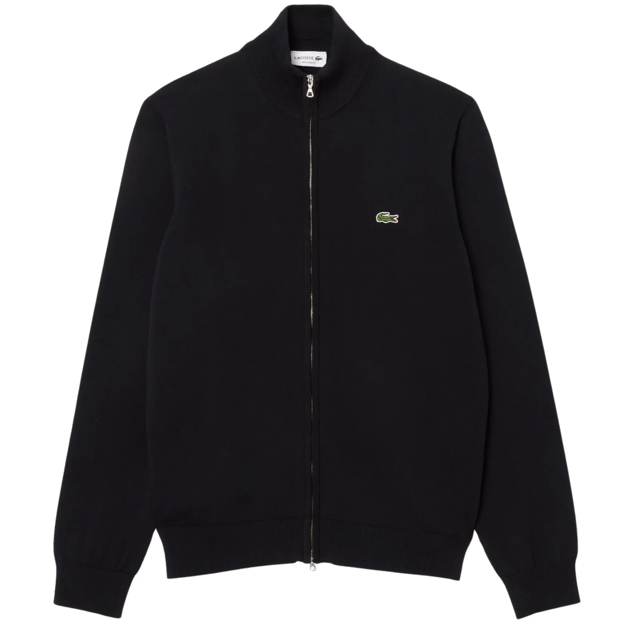 Lacoste Zipped Sweater - Black Size 3 / UK Size  S