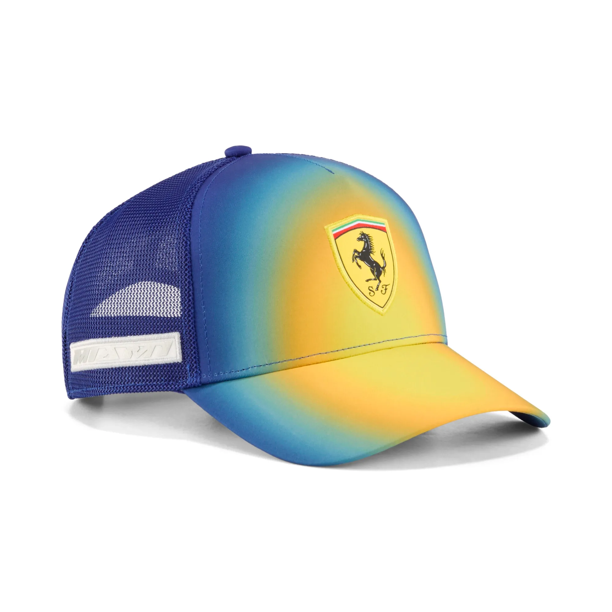 Scuderia Ferrari Miami Trucker Cap in Yellow