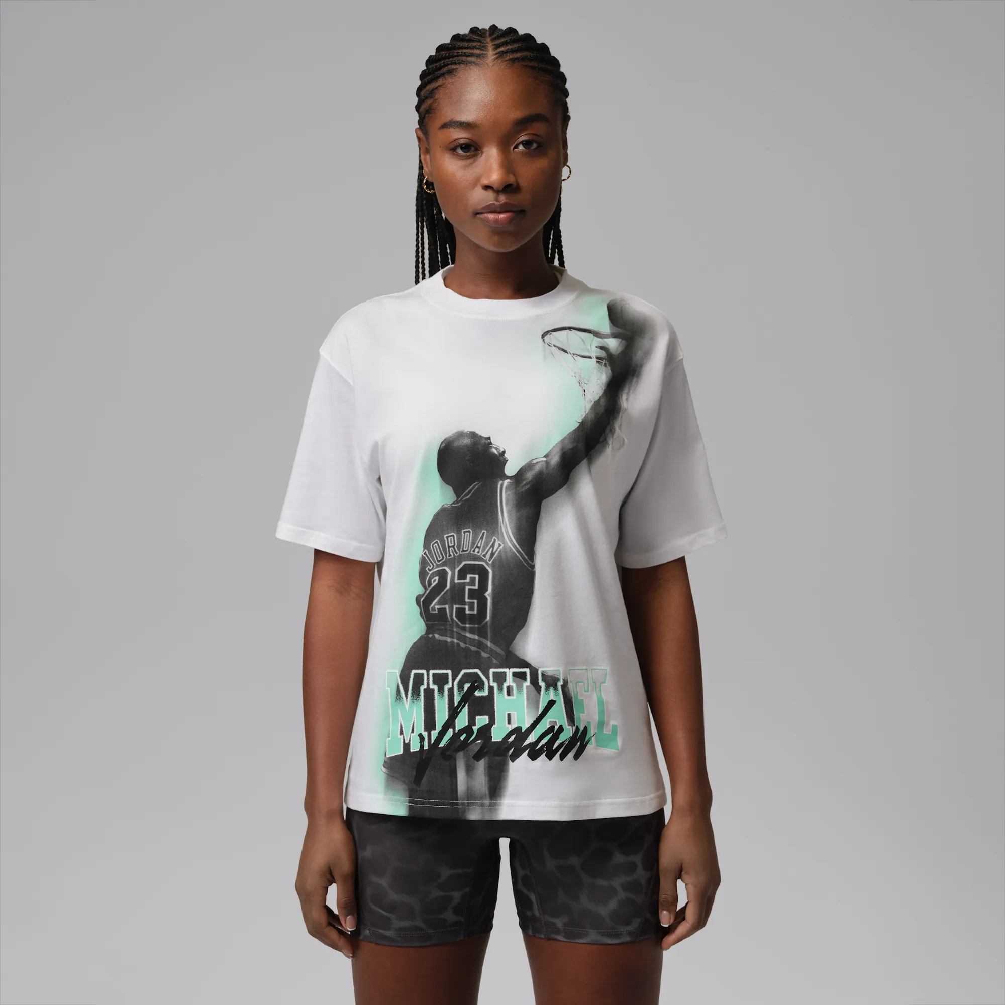 Nike Jordan Sport Heritage Women's Dri-FIT Graphic T-Shirt - White
