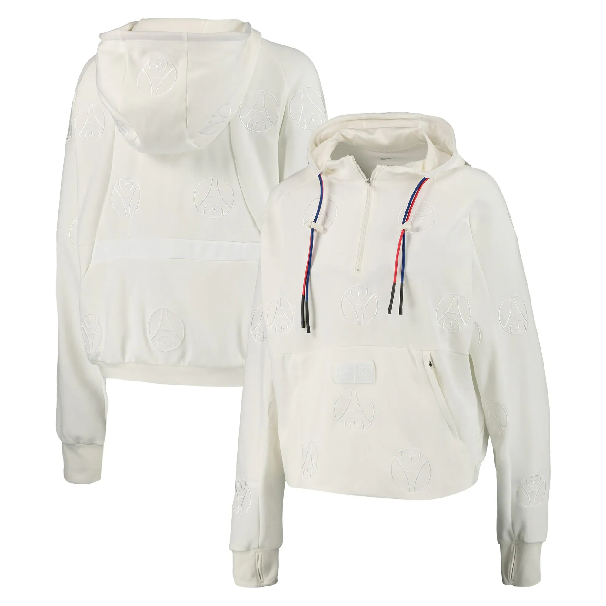 Paris Saint-Germain Diamonds Travel Dri-FIT Hoodie - Beige - Womens