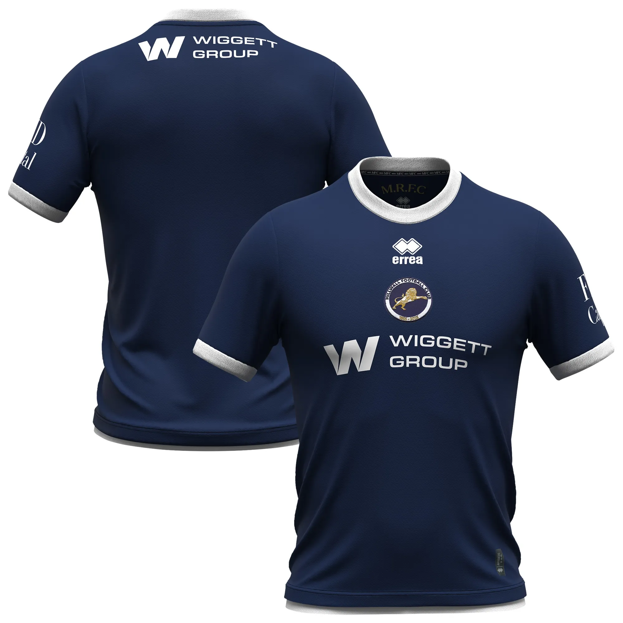 Millwall Errea Home Shirt 2025-26 - Wigget Sponsor