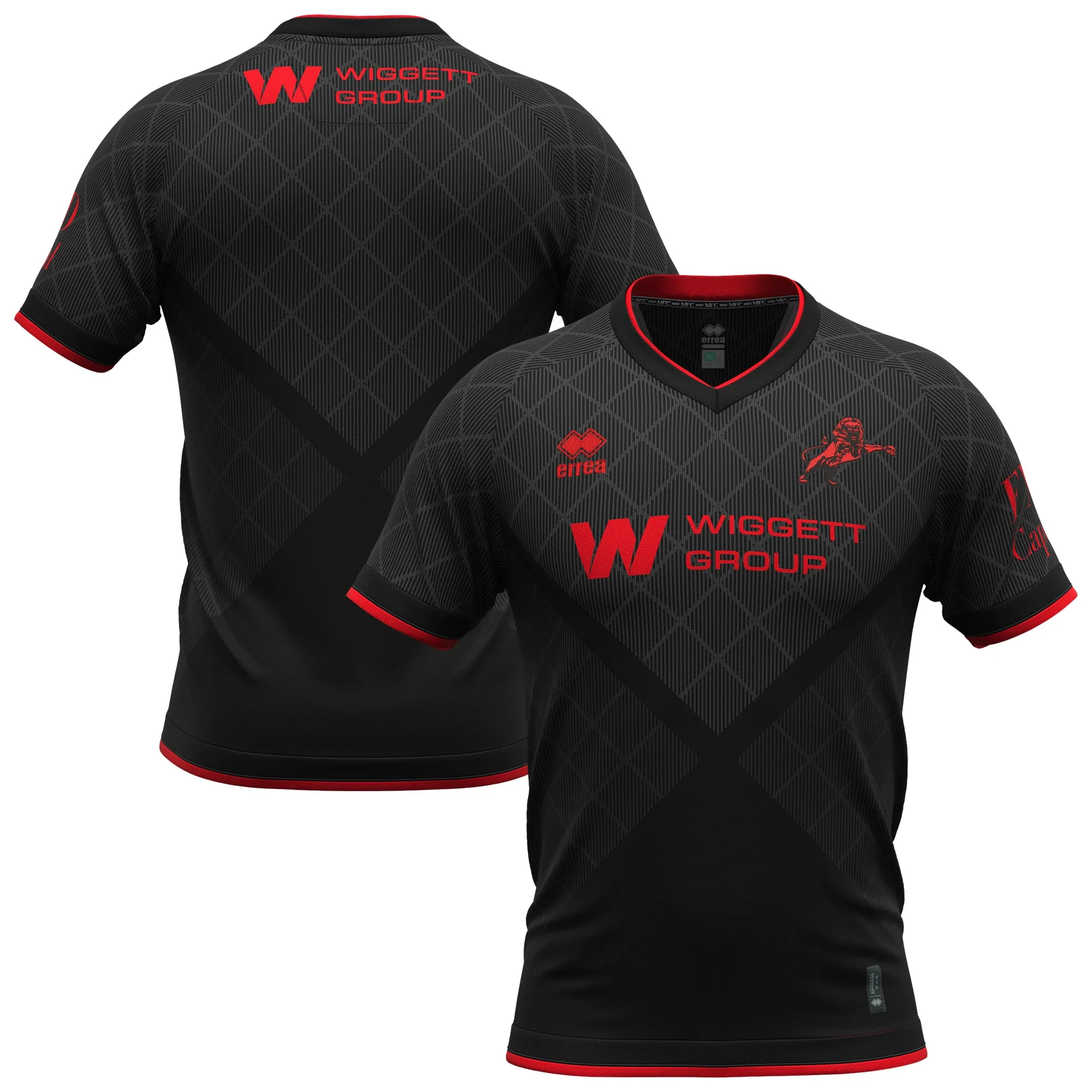 Millwall Errea Third Shirt 2025-26 - Wigget Sponsor