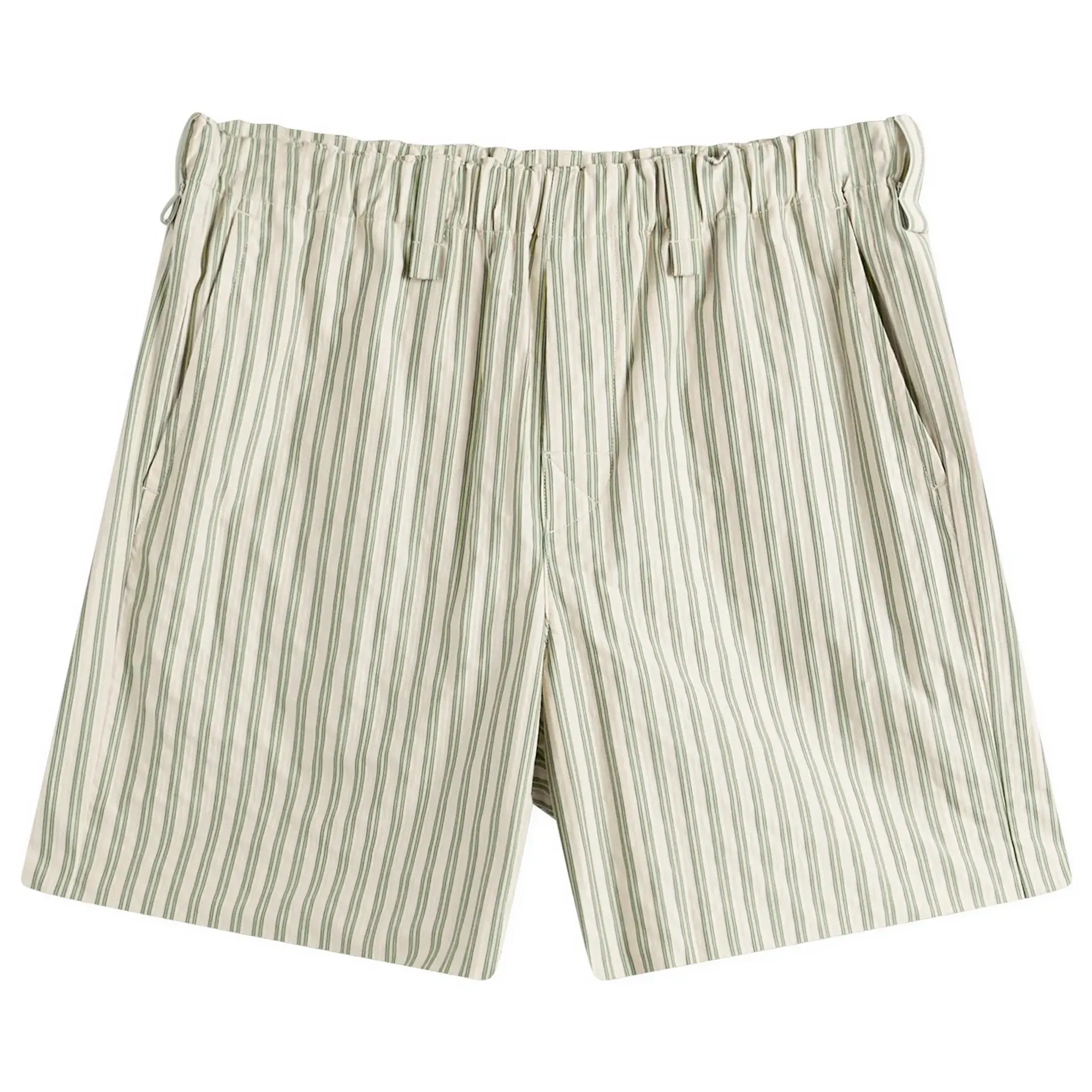 Homme Plissé Issey Miyake Men's Stripe Short Green