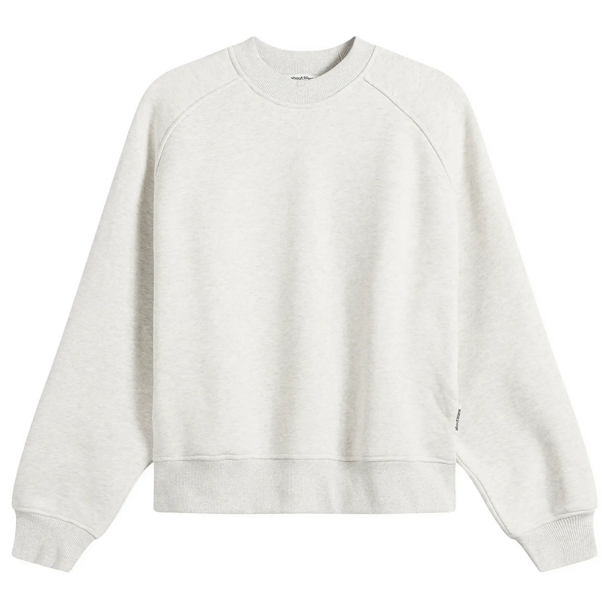about:blank Men's Insignia Crew Sweatshirt Grey Marl