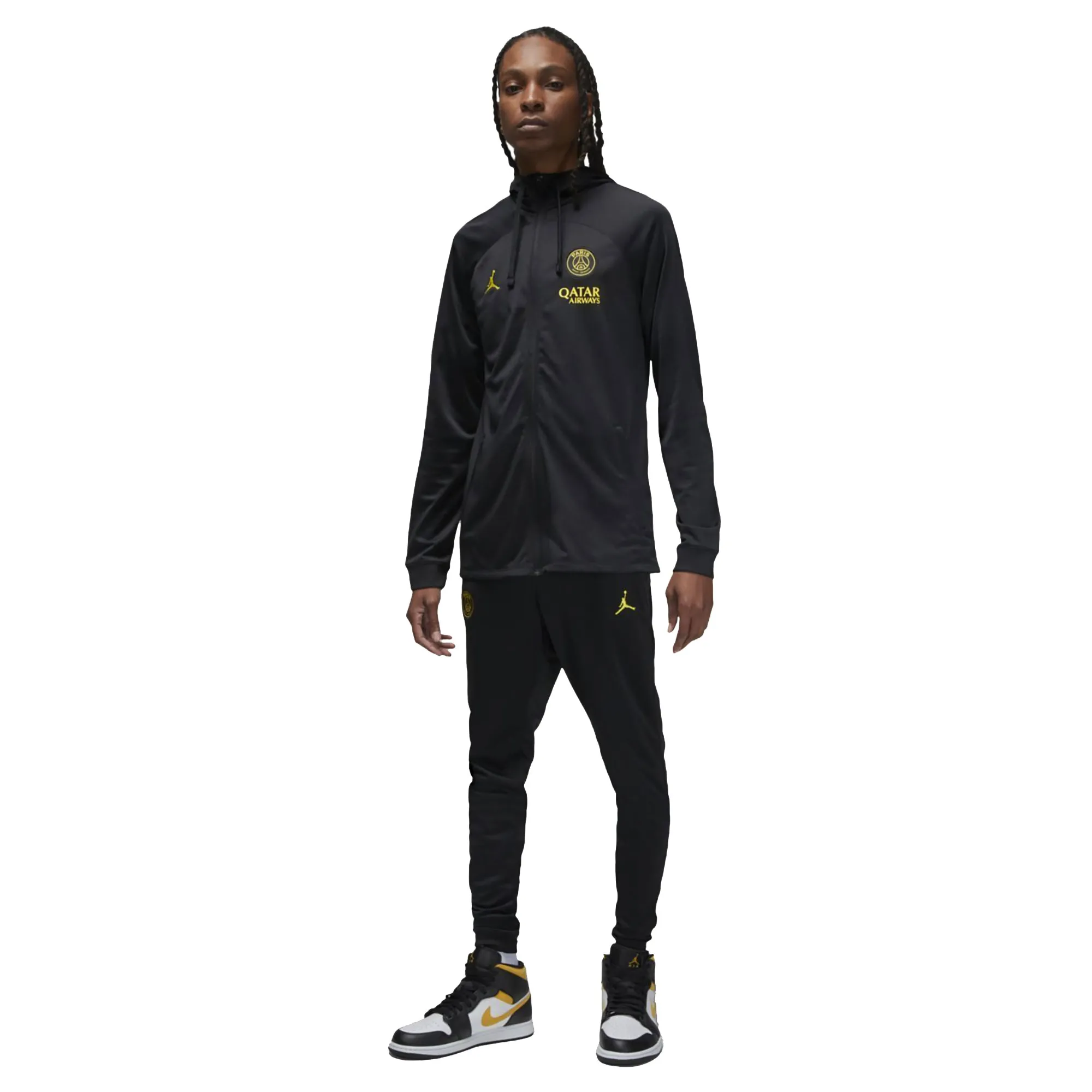 Paris Saint-Germain x Jordan Strike Hooded Tracksuit - Black