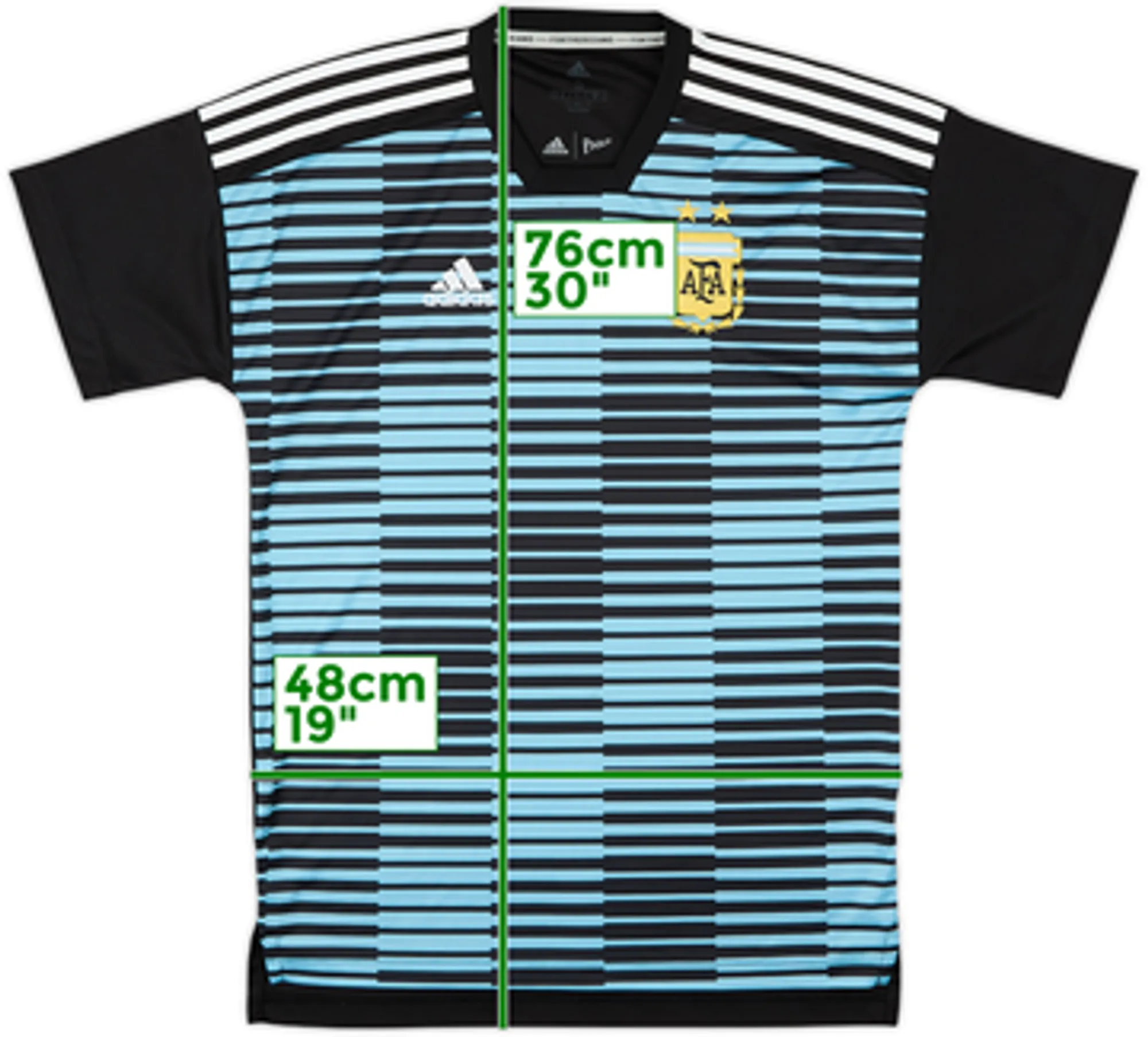 2018-19 Argentina adidas Training Shirt - 9/10 - (S)