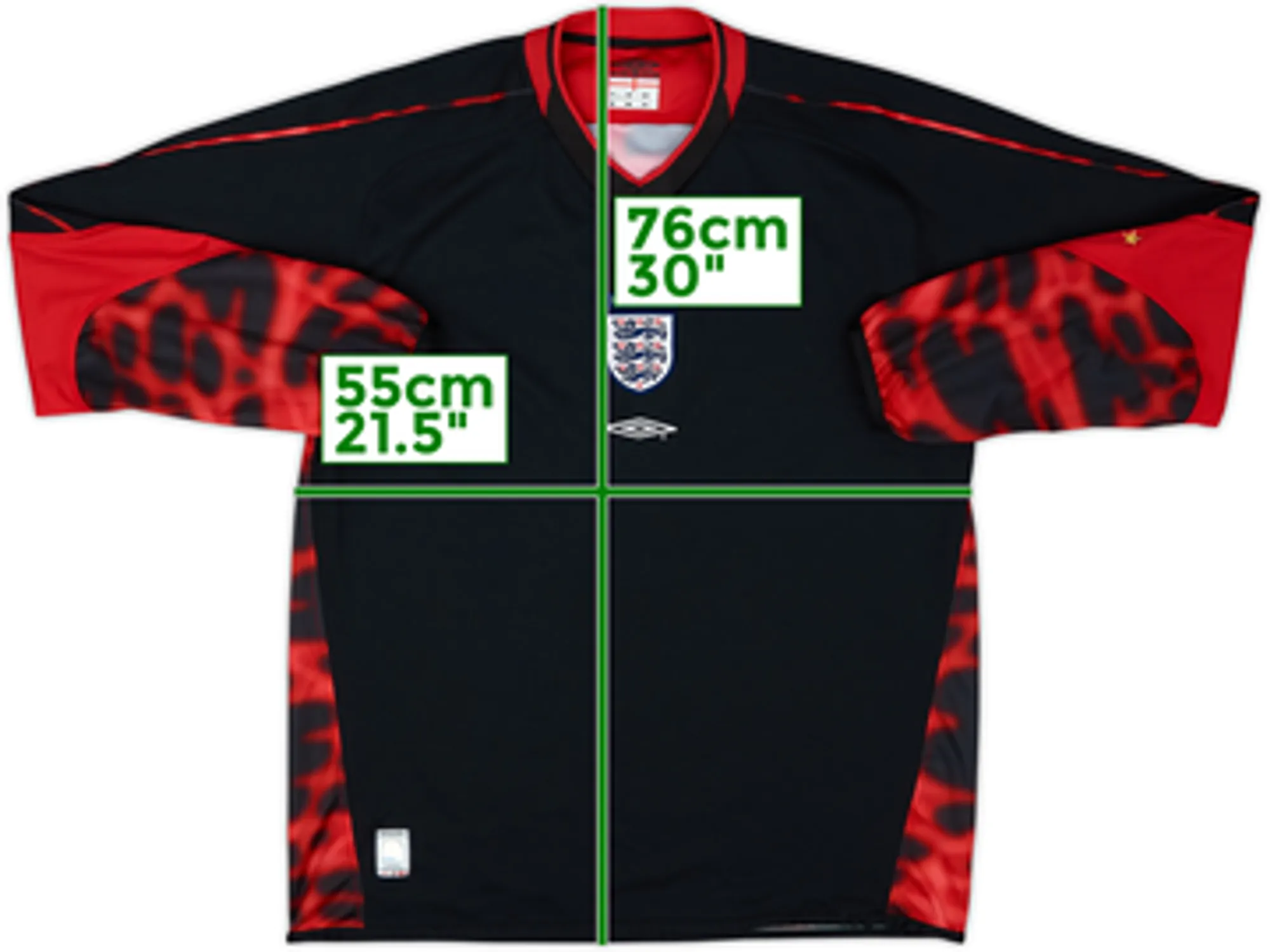 2004-06 England GK Shirt - 10/10 - (L)