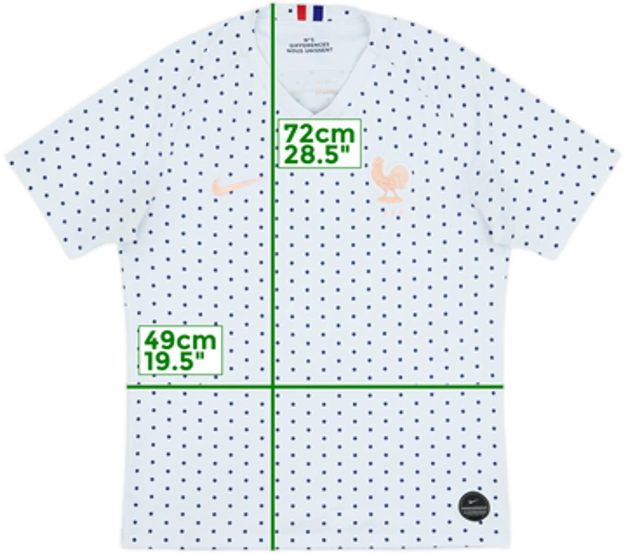 2019-20 France Women's Away Shirt - 6/10 - (Men's M)