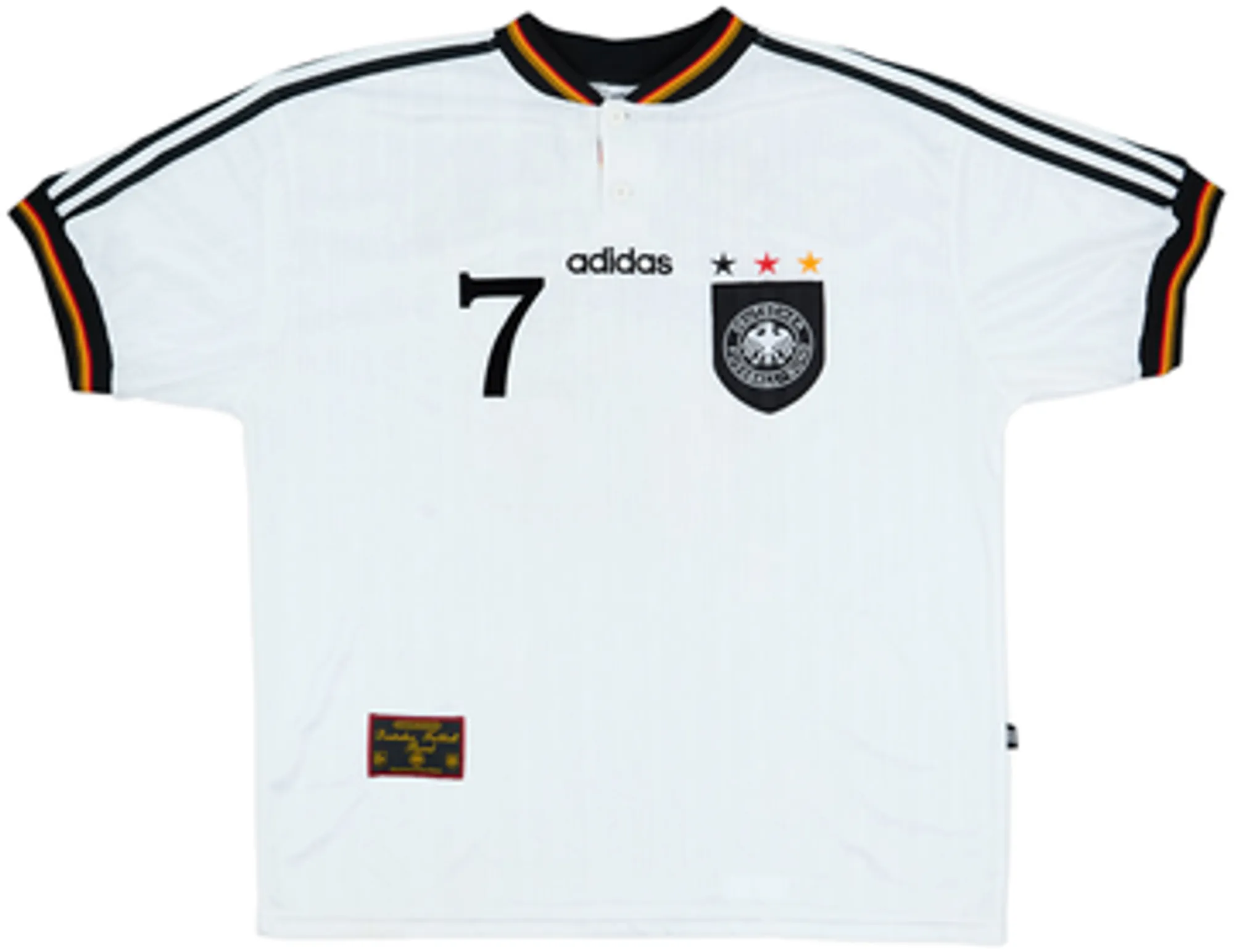 1996-98 Germany Home Shirt Moller #7 - 5/10 - (XL)