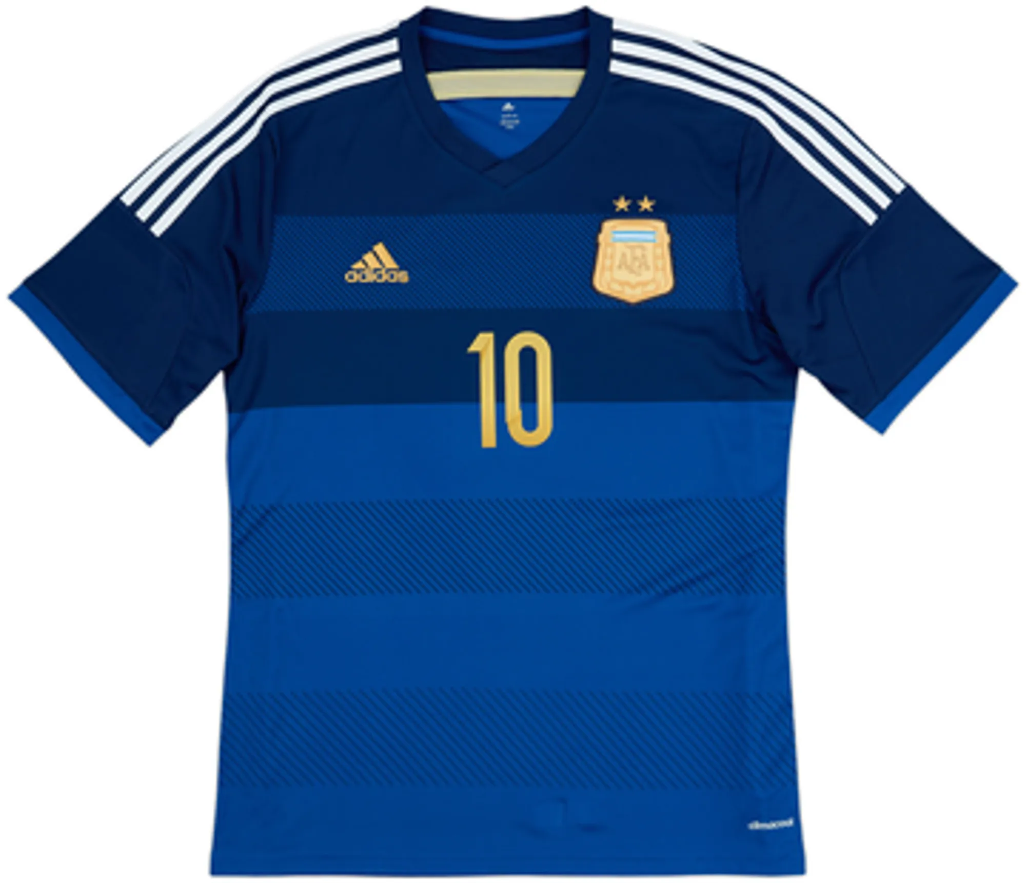 2013-15 Argentina Away Shirt Messi #10 - 9/10 - (M)