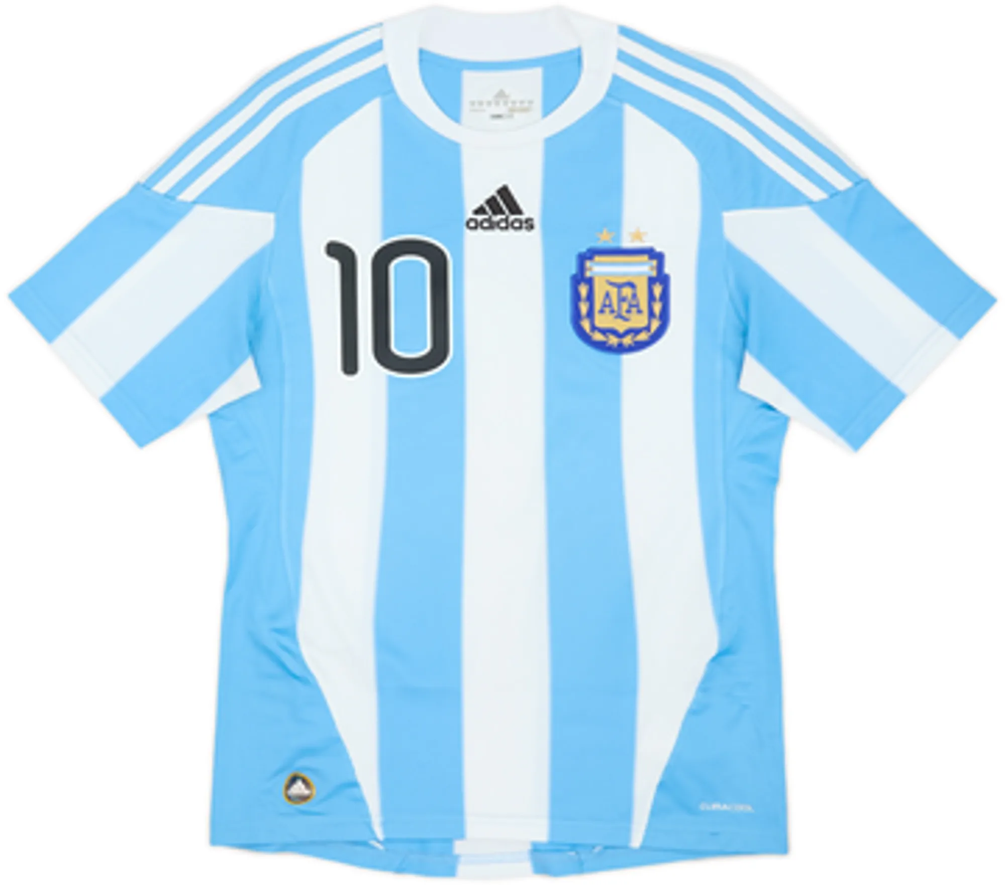 2010-11 Argentina Home Shirt Messi #10 - 9/10 - (S)