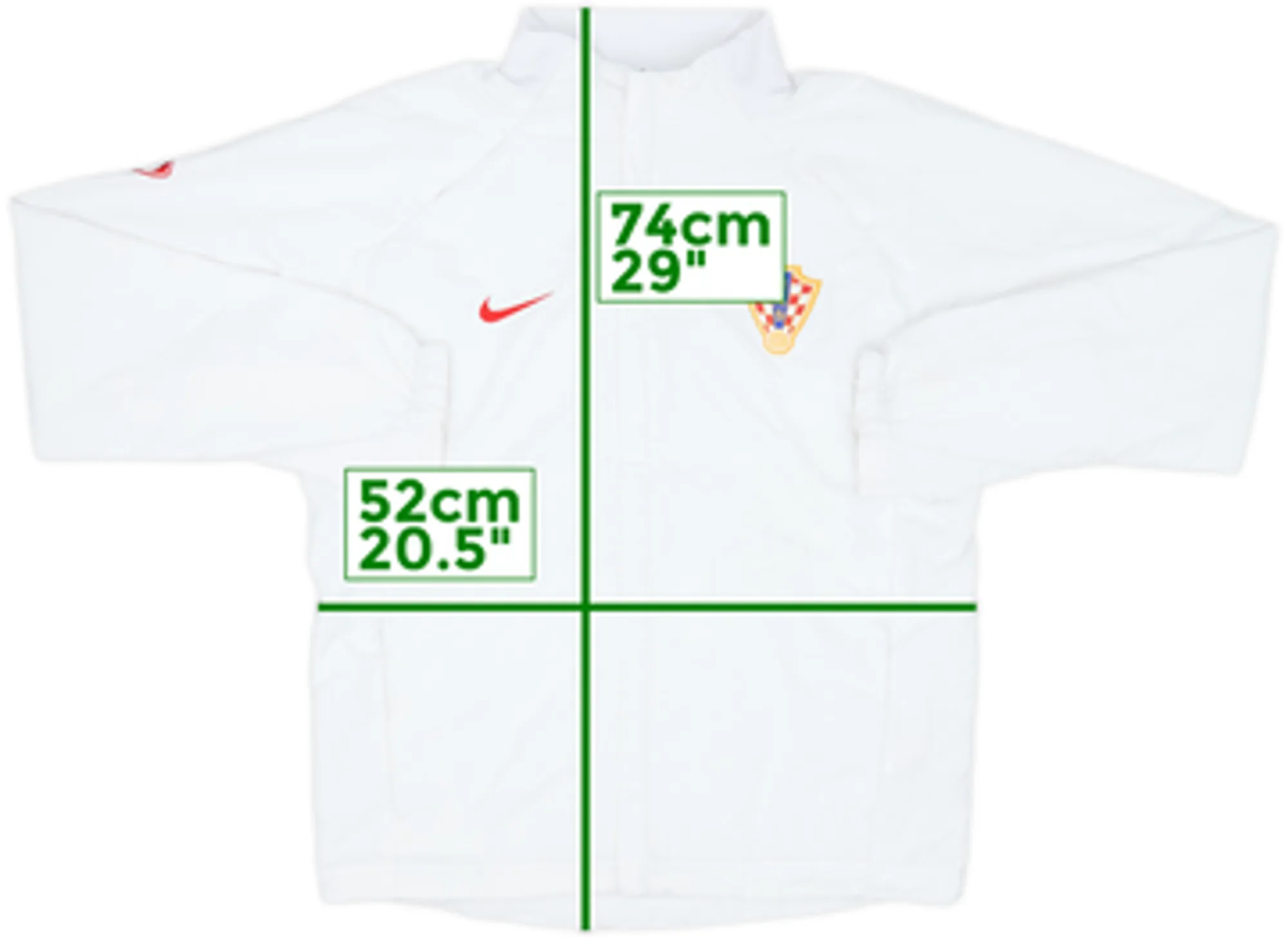 2006-07 Croatia Nike Track Jacket - 8/10 - (M)