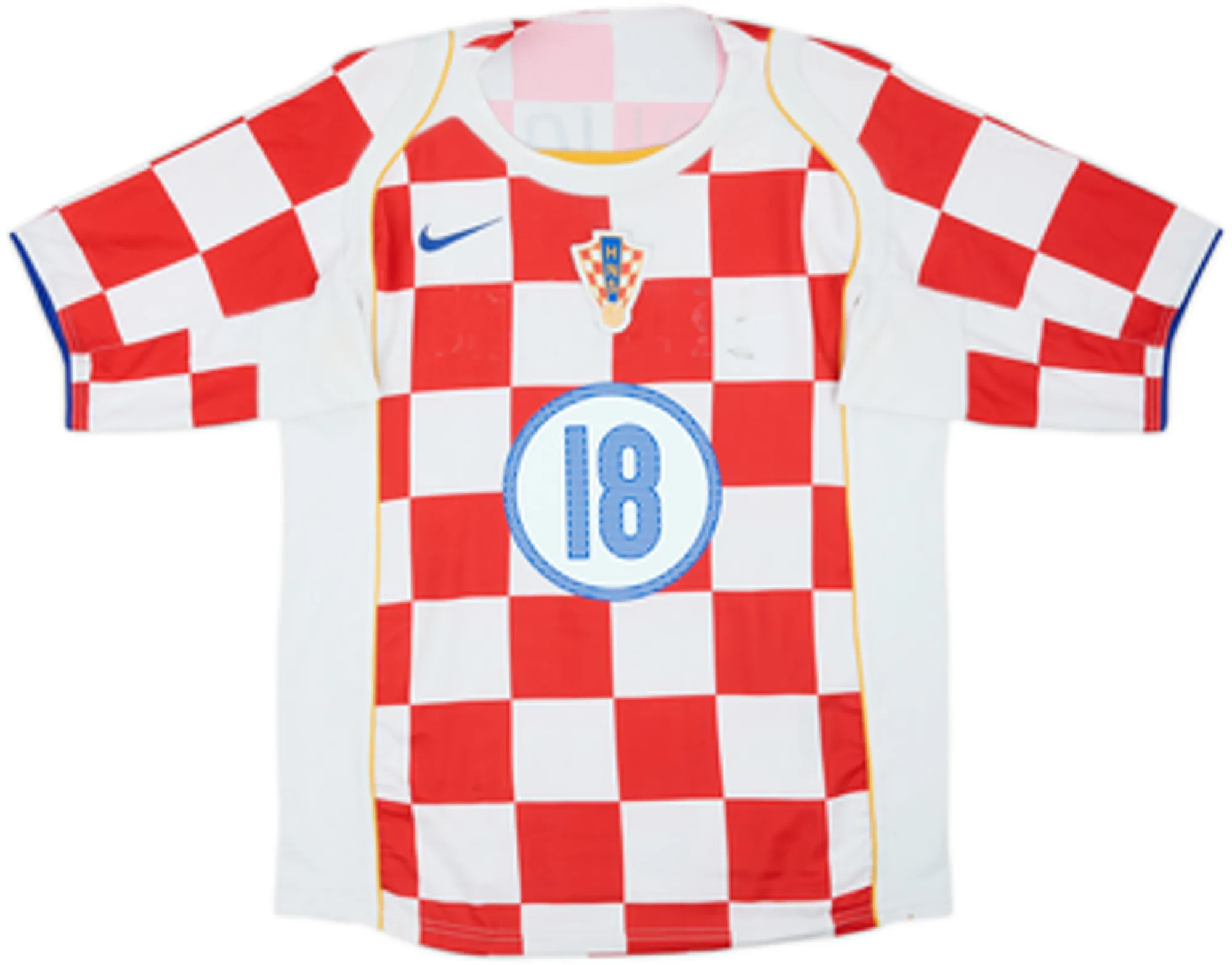 2004-06 Croatia Home Shirt Olic #18 - 5/10 - (M)