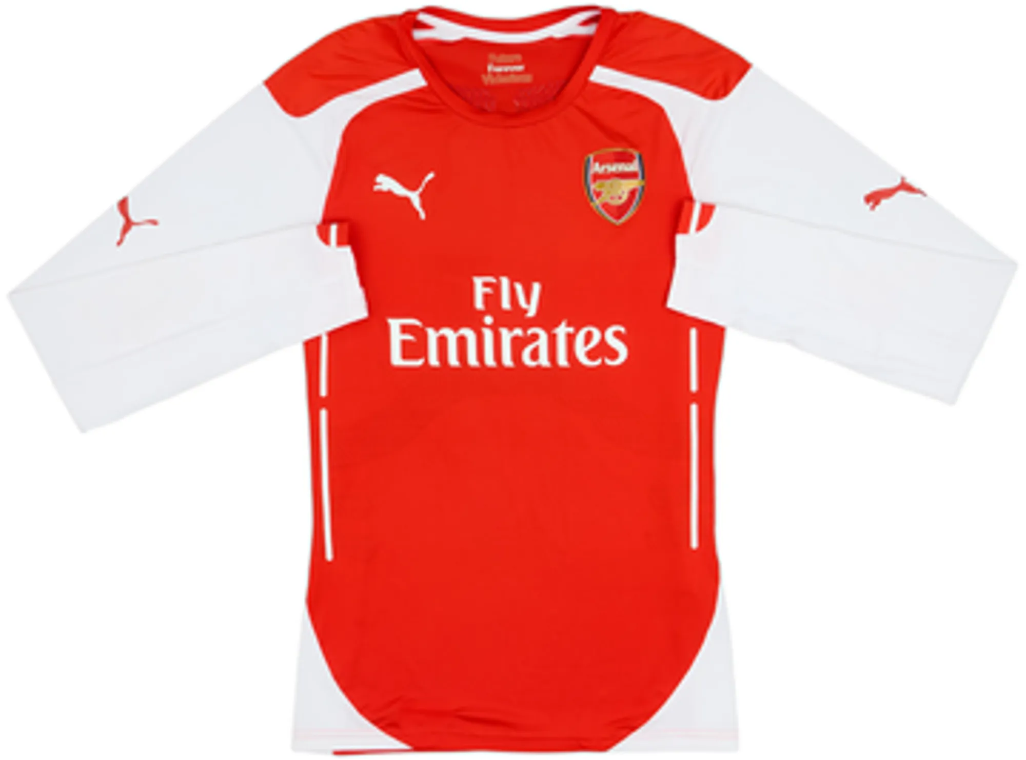 2014-15 Arsenal Player Issue (ACTV Fit) Home L/S Shirt Ozil #11 - 7/10 - (L)