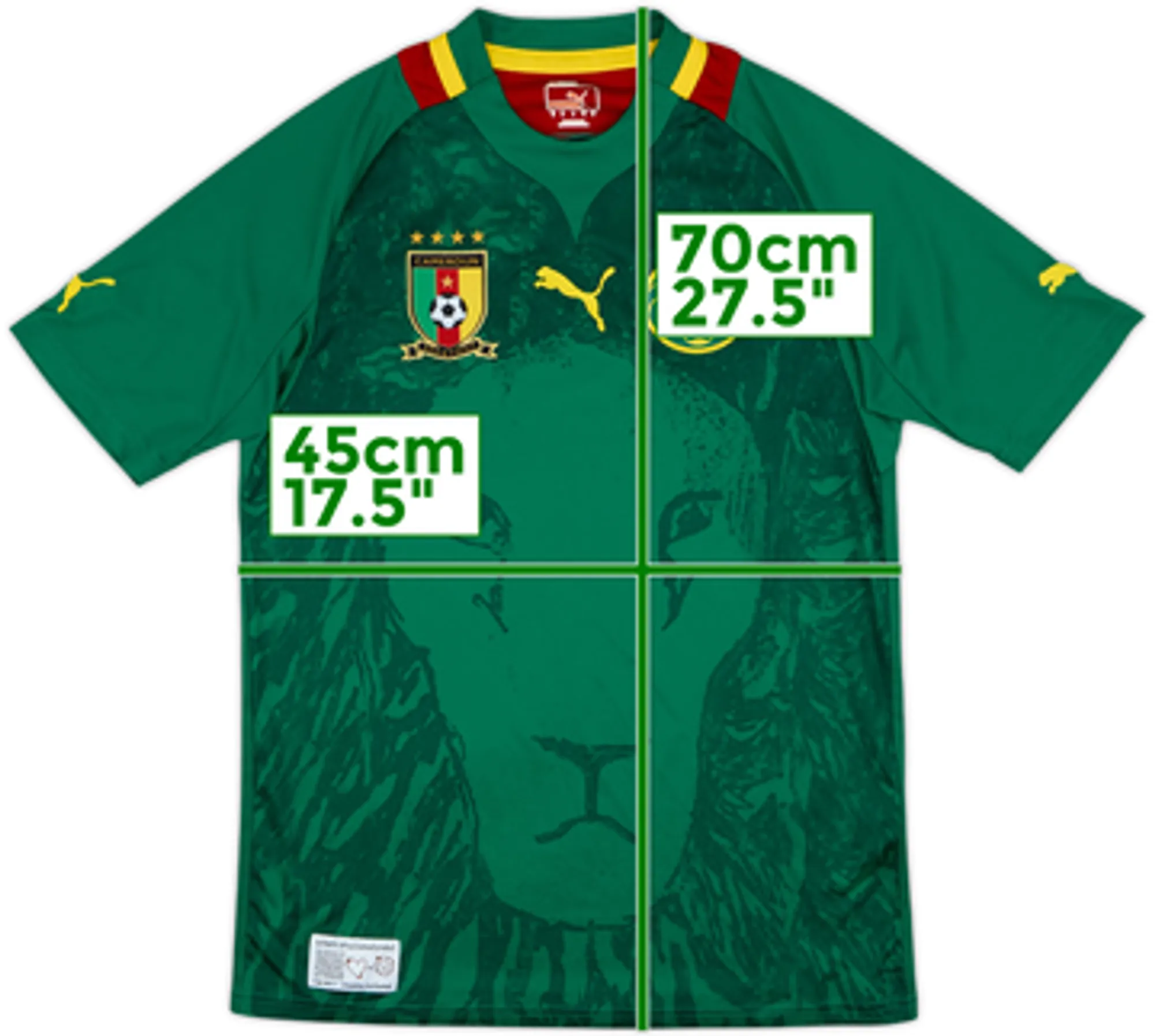 2012-14 Cameroon Home Shirt - 9/10 - (S)