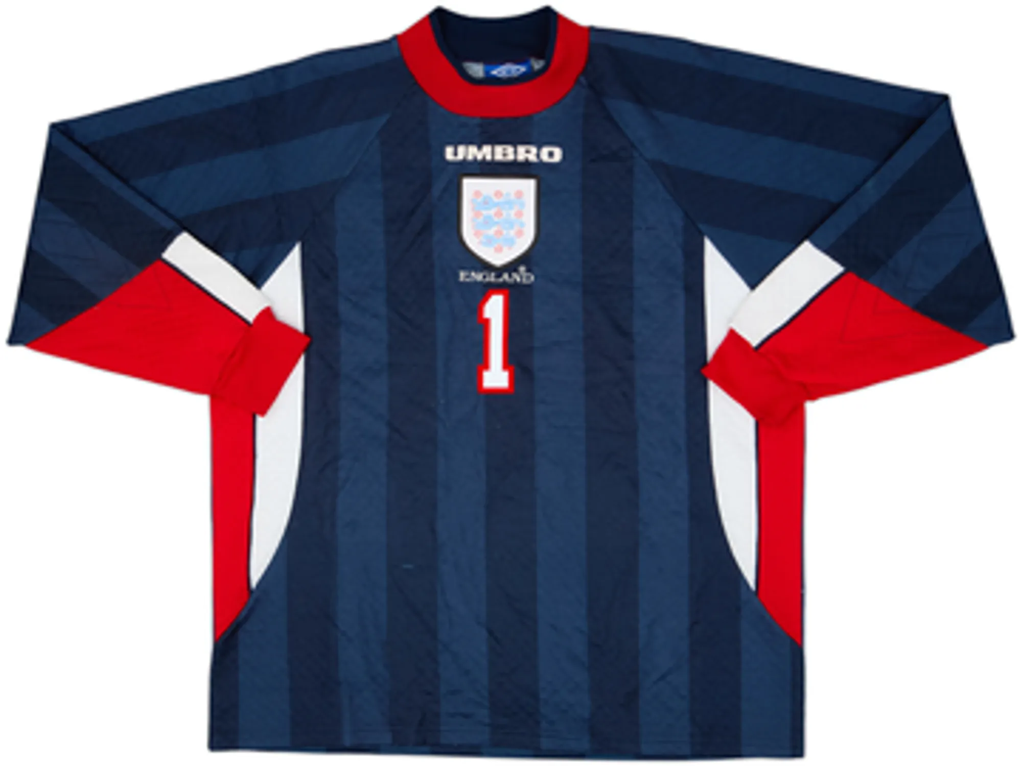 1997-98 England GK Shirt Seaman #1 - 6/10 - (XXL)