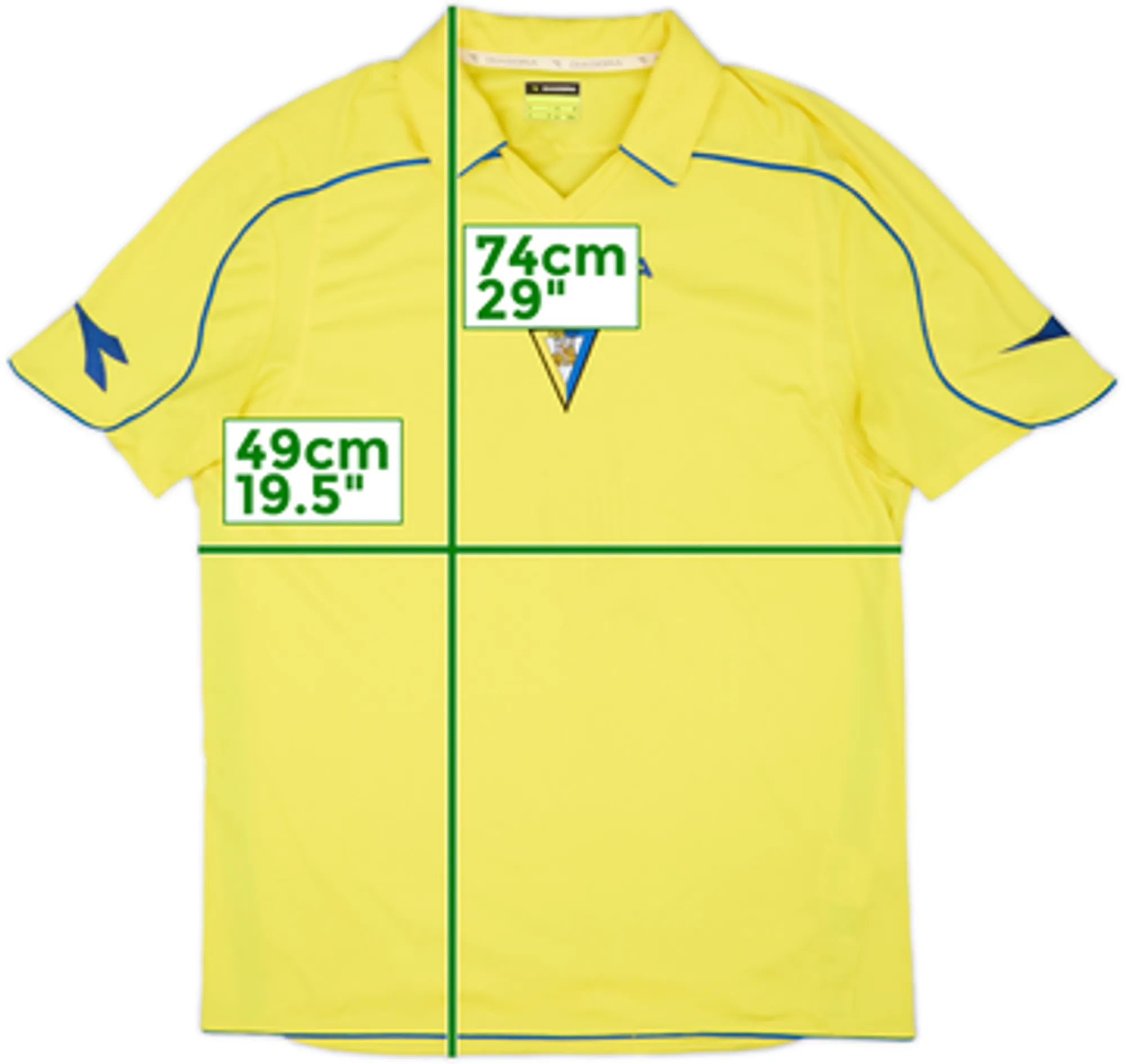 2008-09 Cadiz Home Shirt - 6/10 - (M)